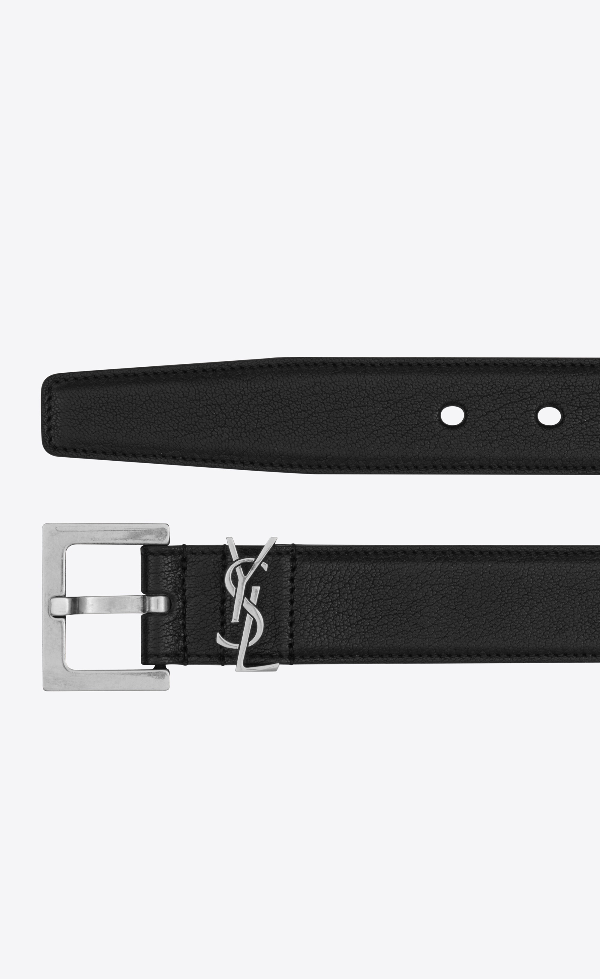 cassandre belt in black leather - 2