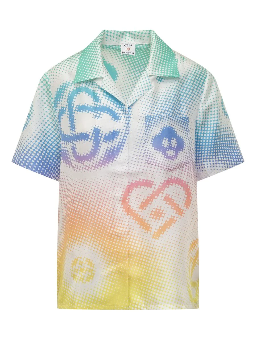 Casablanca Cuban Collar Shirt - 1