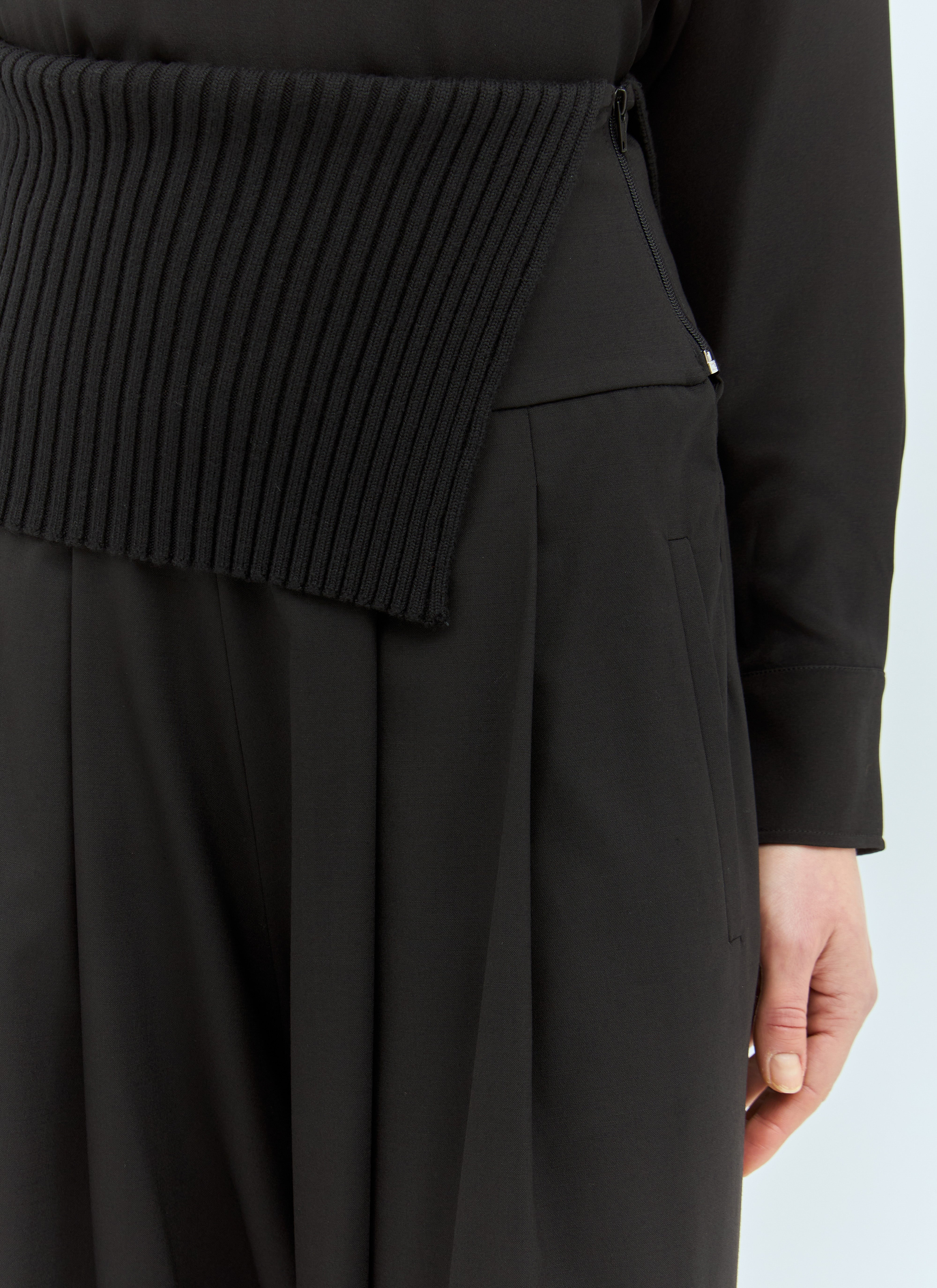 Max Mara Women Long Stretch Wool Pants - 3