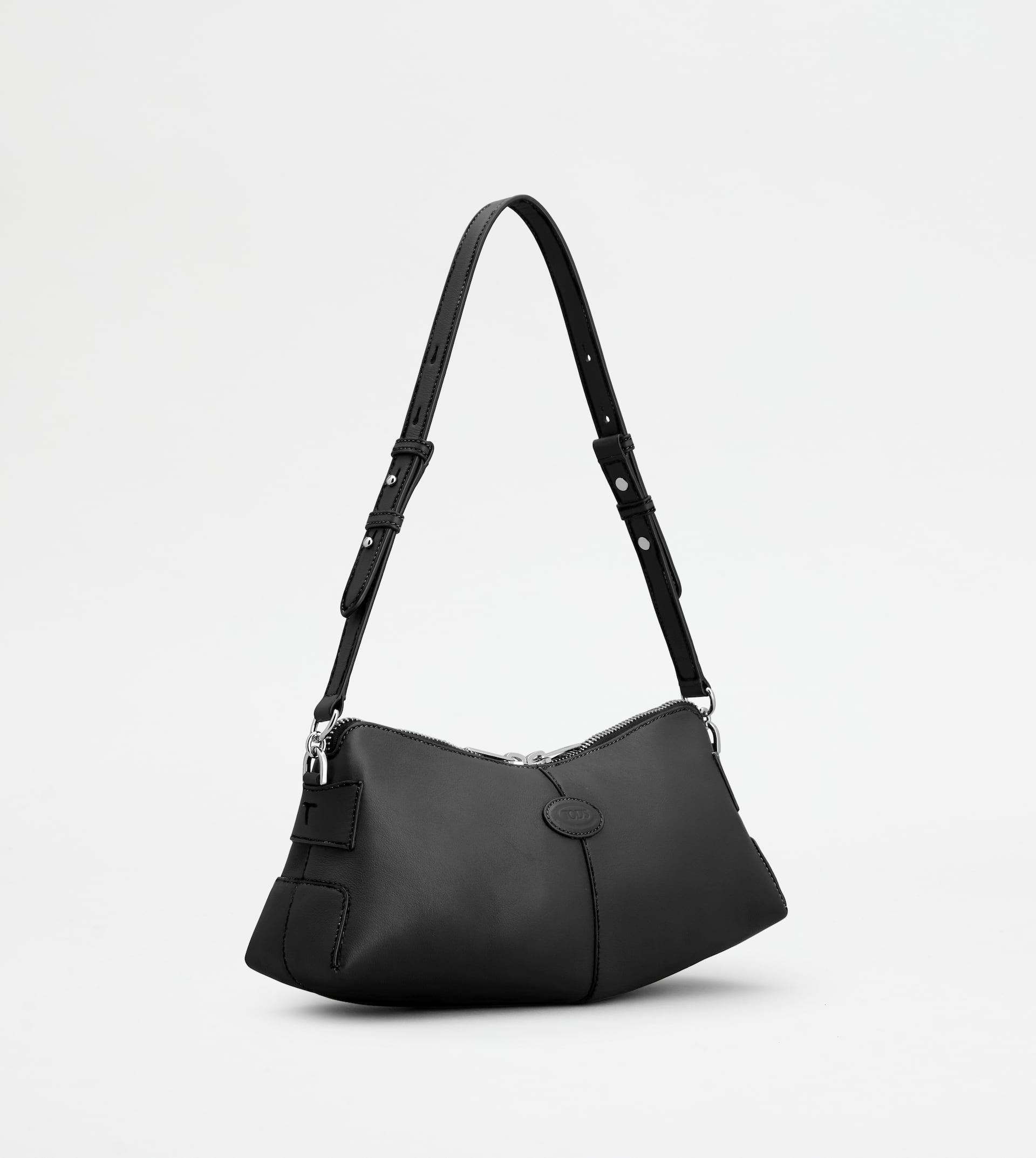 TOD'S DI BAG SWING SHOULDER BAG IN LEATHER MINI - BLACK - 3
