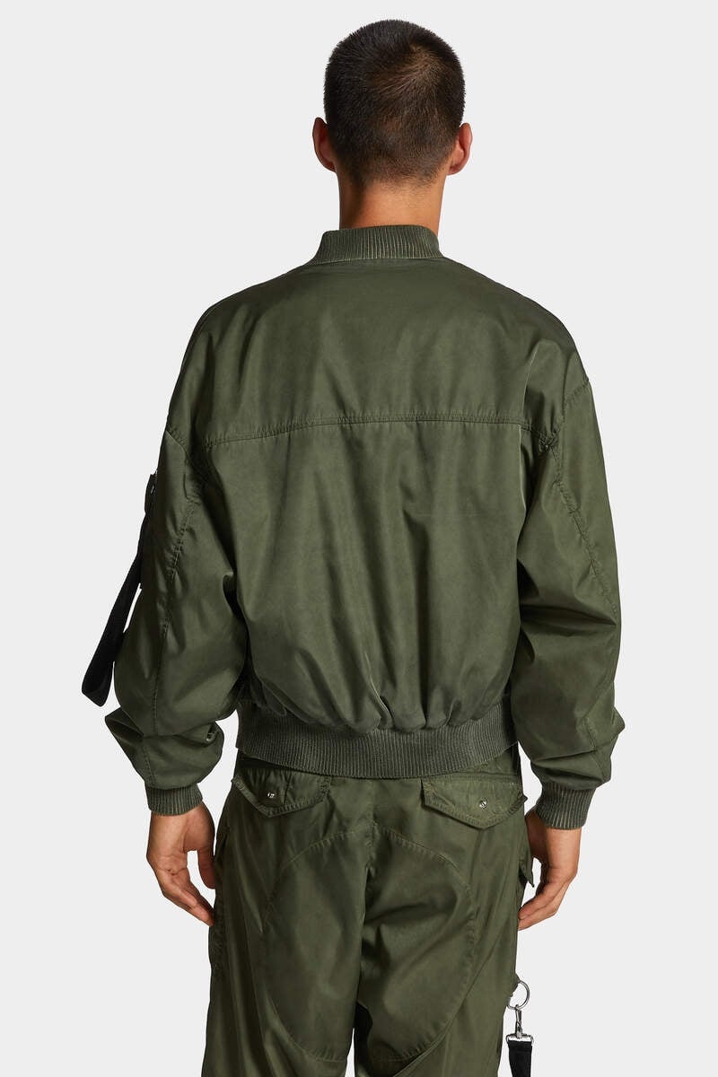 80S MILITARY GARMENT DYED BOMBER - 4