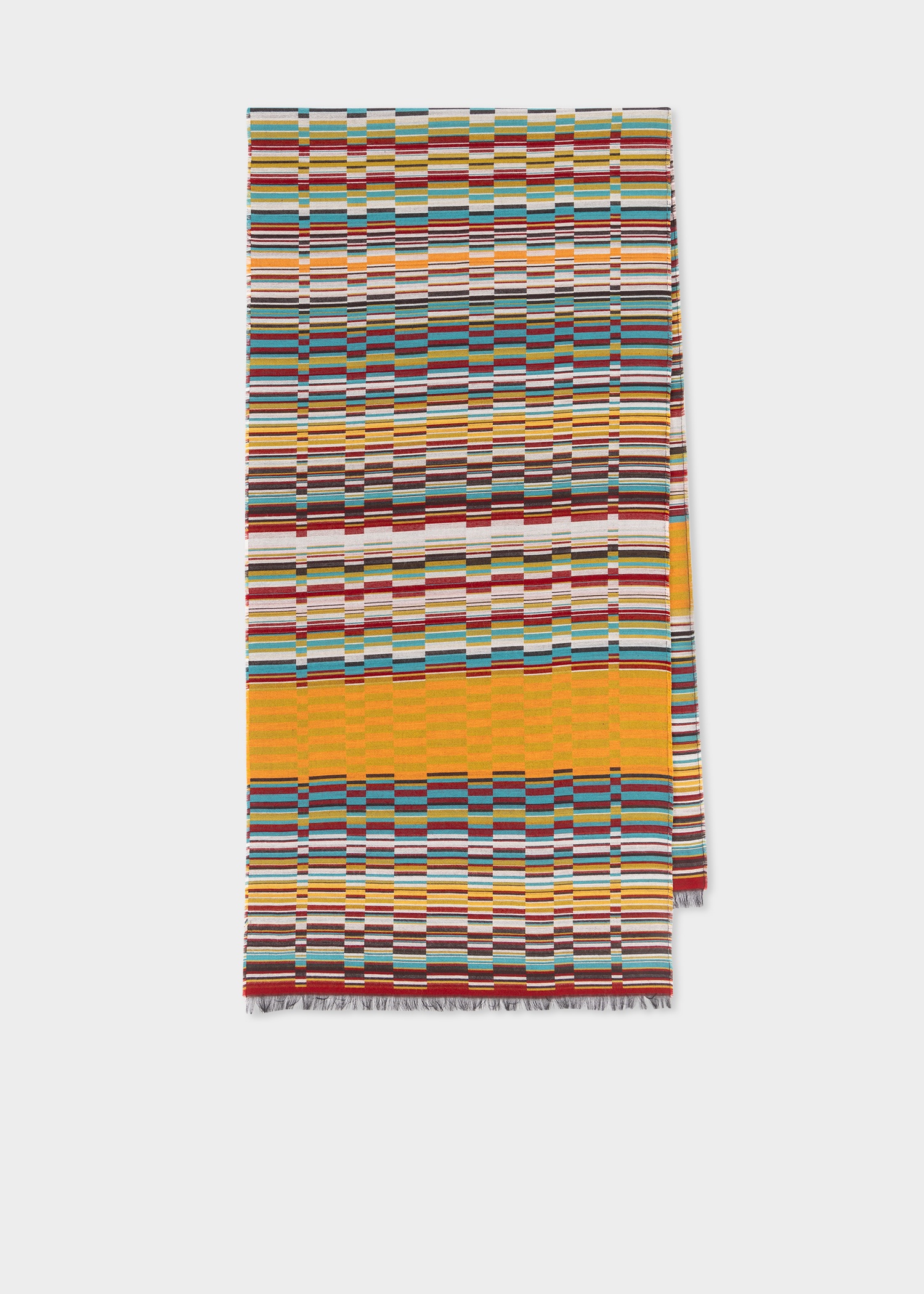 Mixed 'Signature Stripe' Scarf - 1