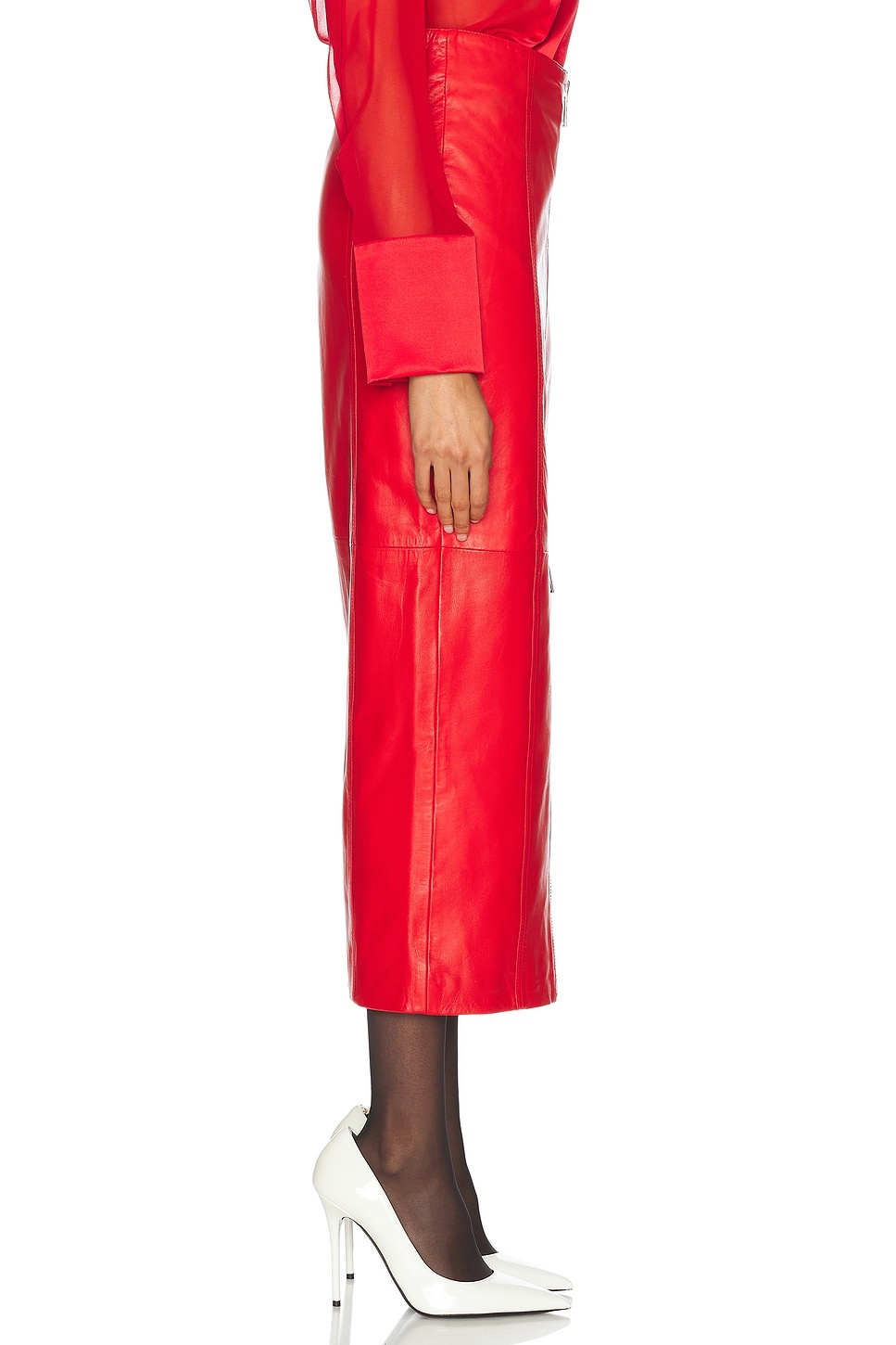Lonny Leather Skirt - 3