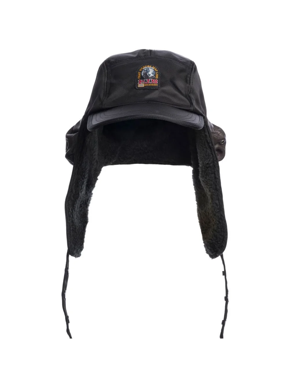 Tougan leather-trim hat - 1
