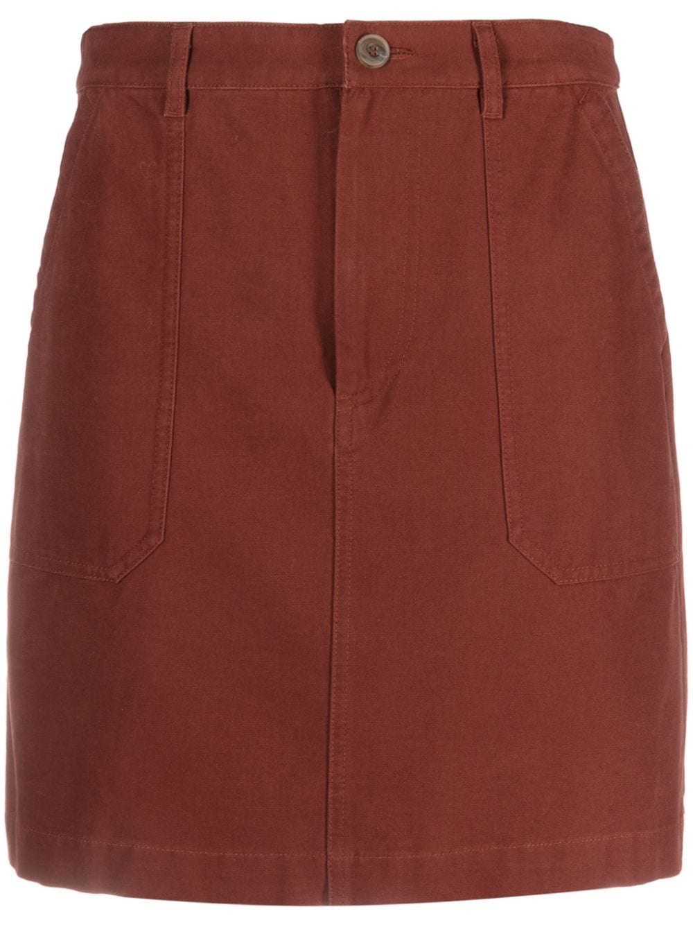 A.P.C｜SKIRTS (JUPE LEA (COGZS F06299 AAF)) Léa skirt | Clay-washed organic denim | A.P.C. Ready-to-Wear