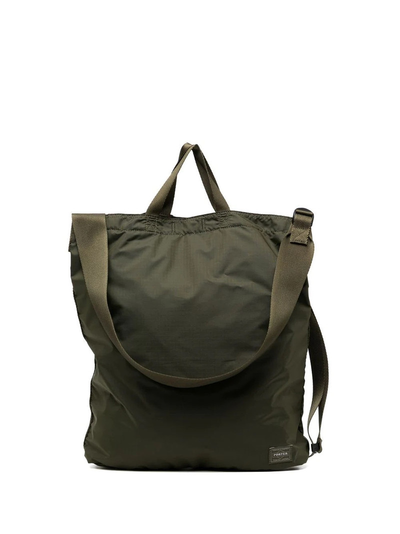 logo-patch shoulder bag 1
