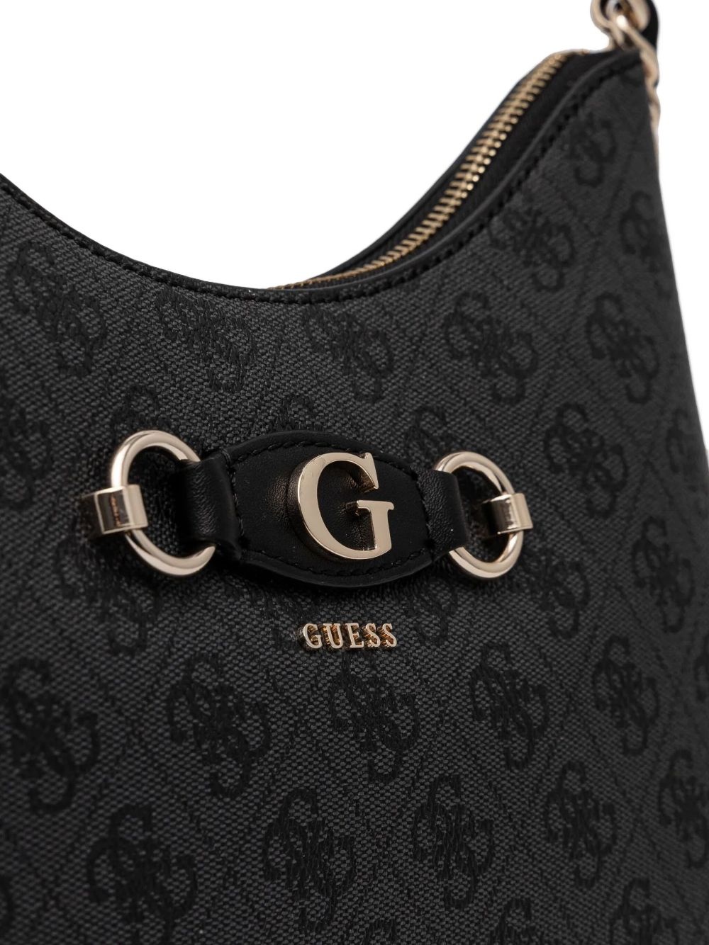logo-lettering shoulder bag - 4