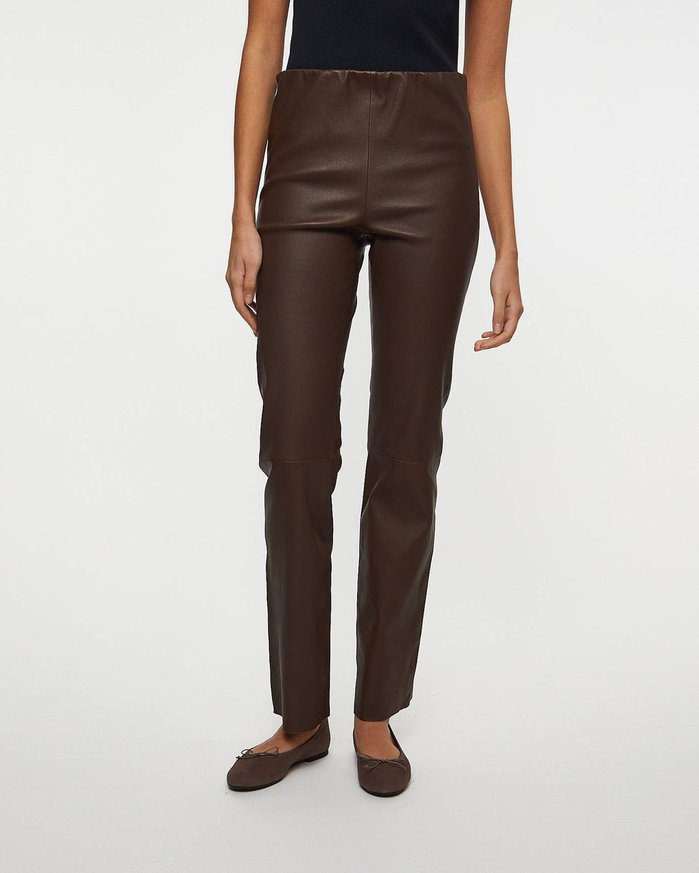 Trousers Florentina Leather Brown - 2