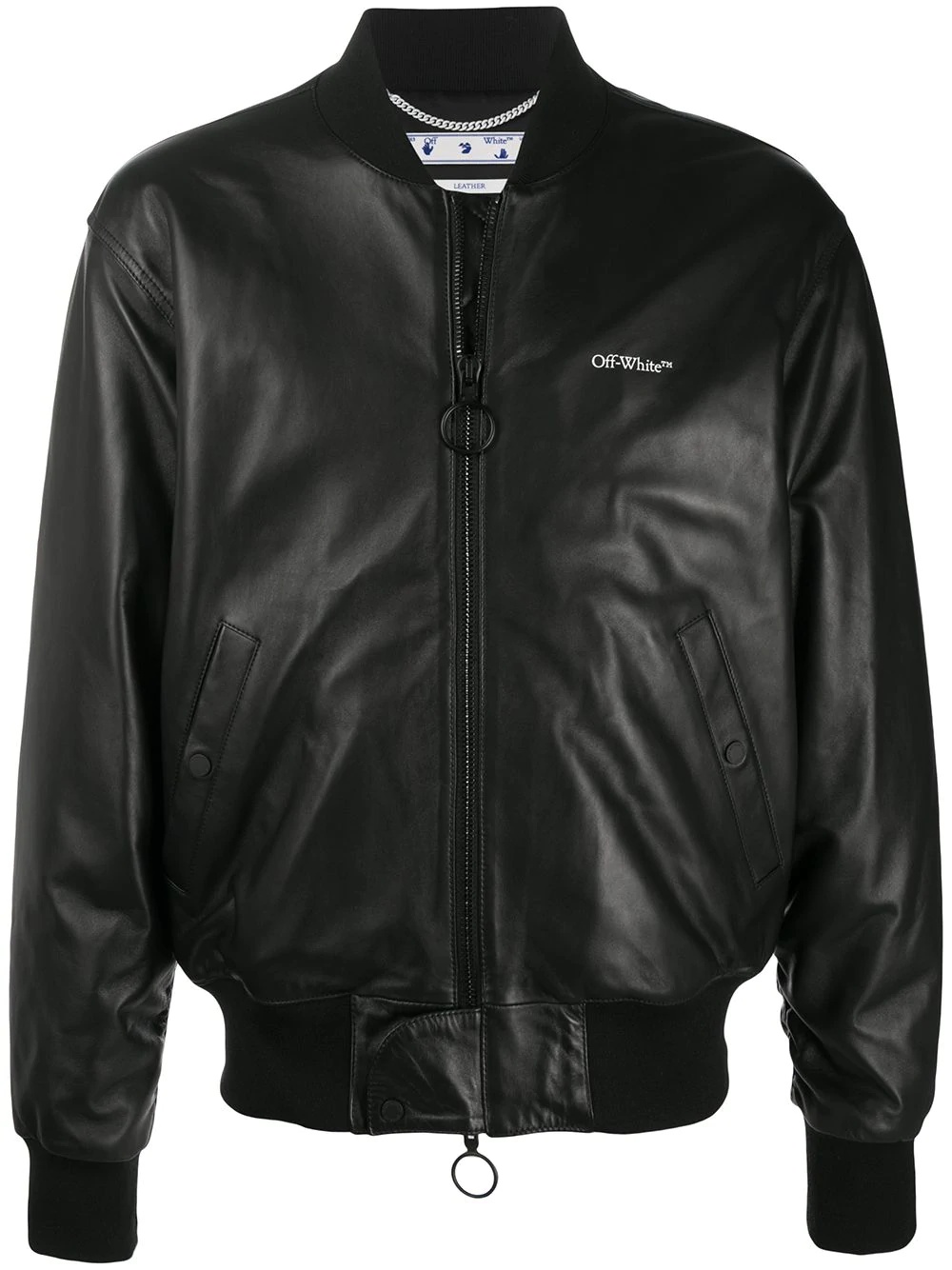 leather Agreement bomber jacket - 1