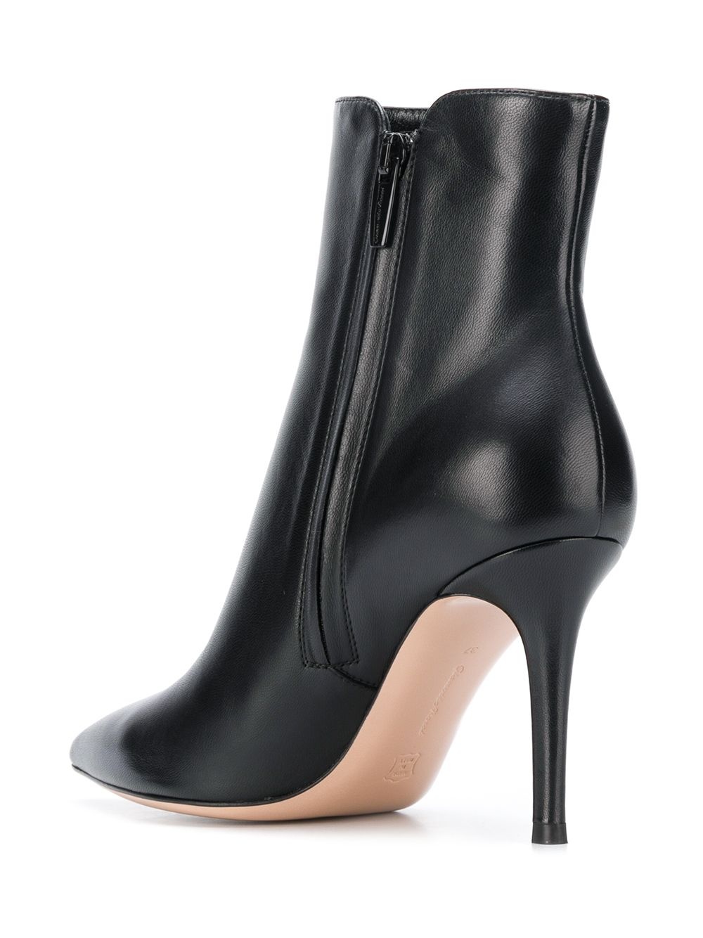 Levy 85mm leather ankle boots - 3
