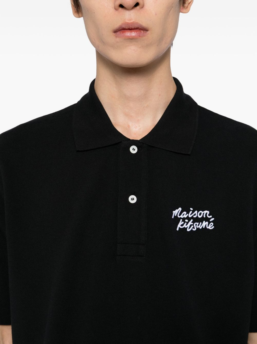 handwriting polo shirt - 4