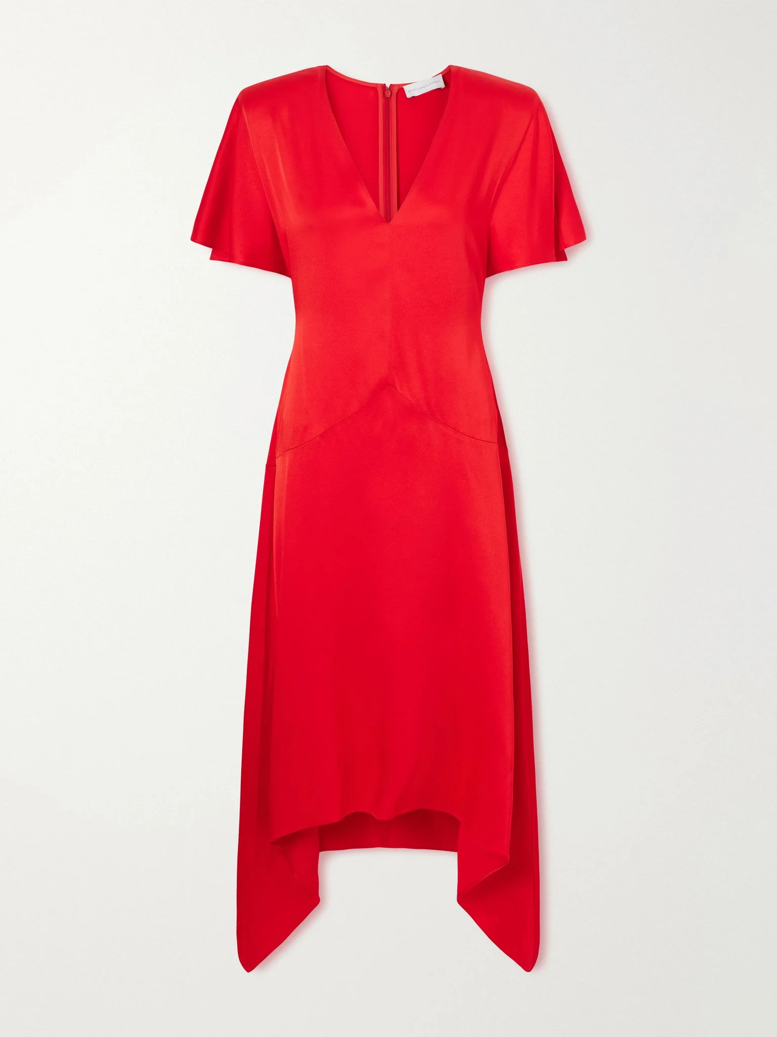 Satin midi dress Red - 1