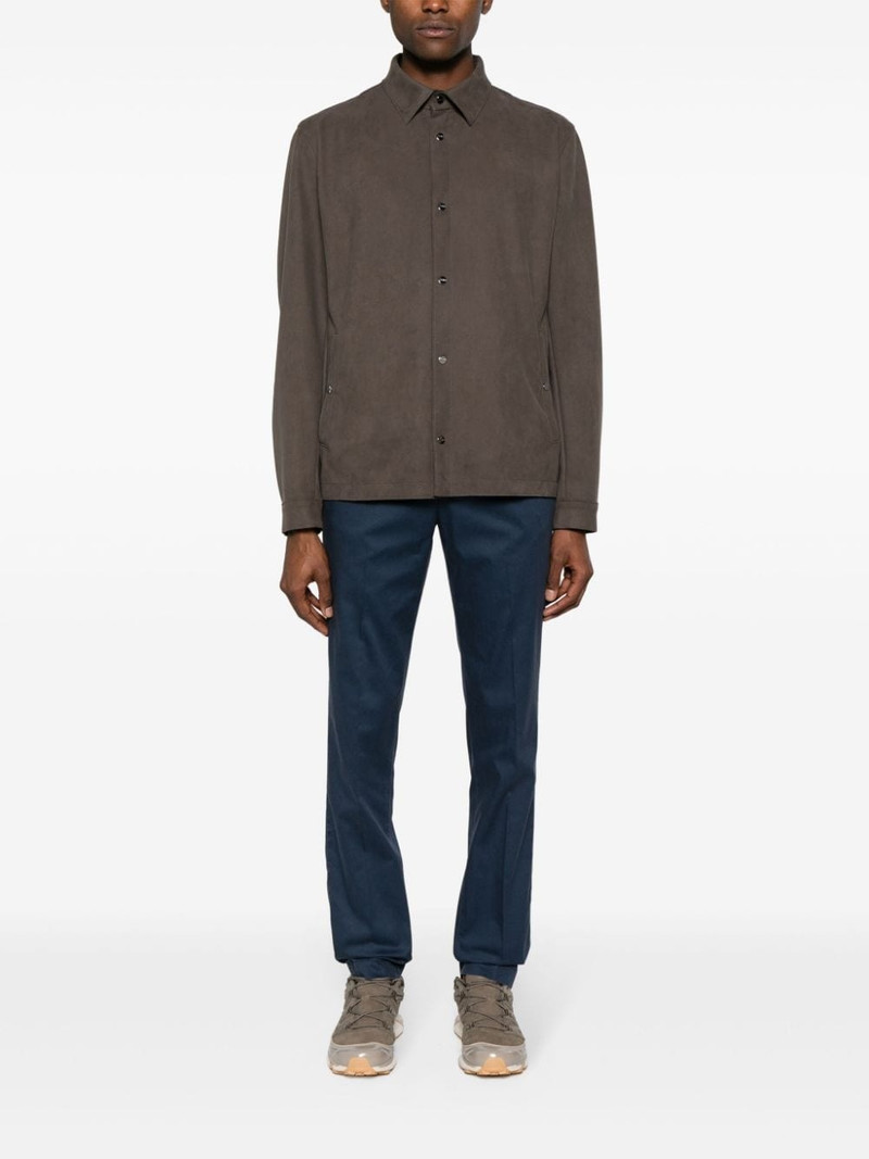 CORNELIANI mid-rise tapered chinos outlook