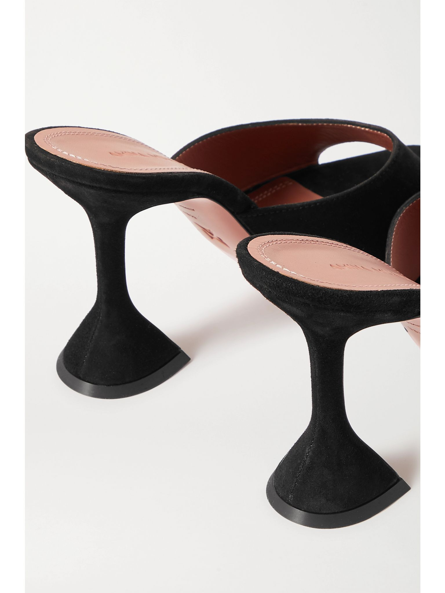 Lupita suede mules Black - 5