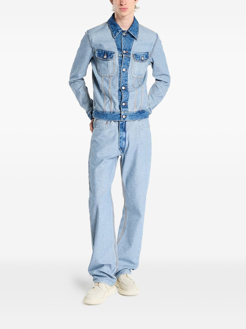 MM6 Maison Margiela flap-pockets denim jacket outlook