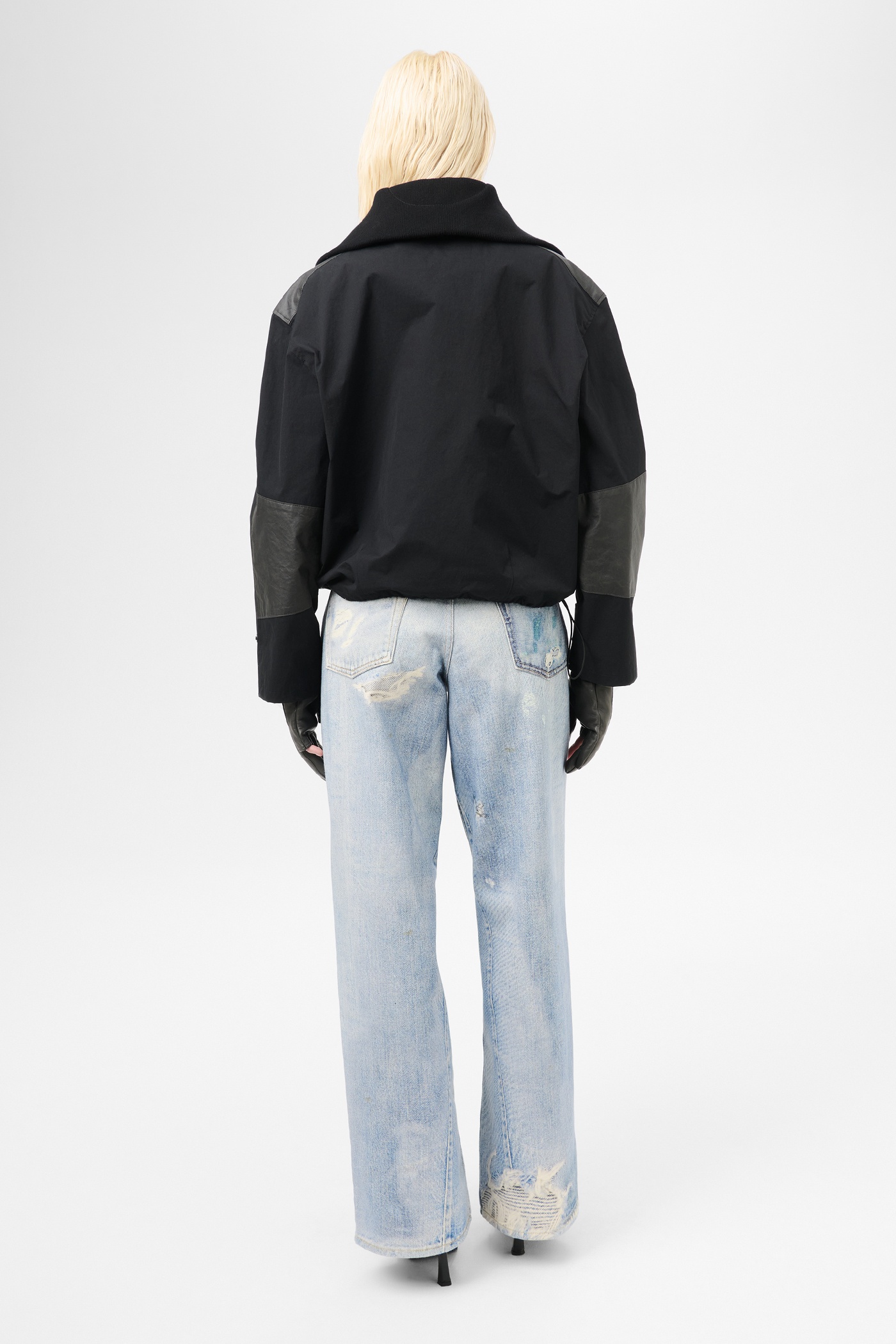 Marine Jacket Static Black Papyrus Poly - 7