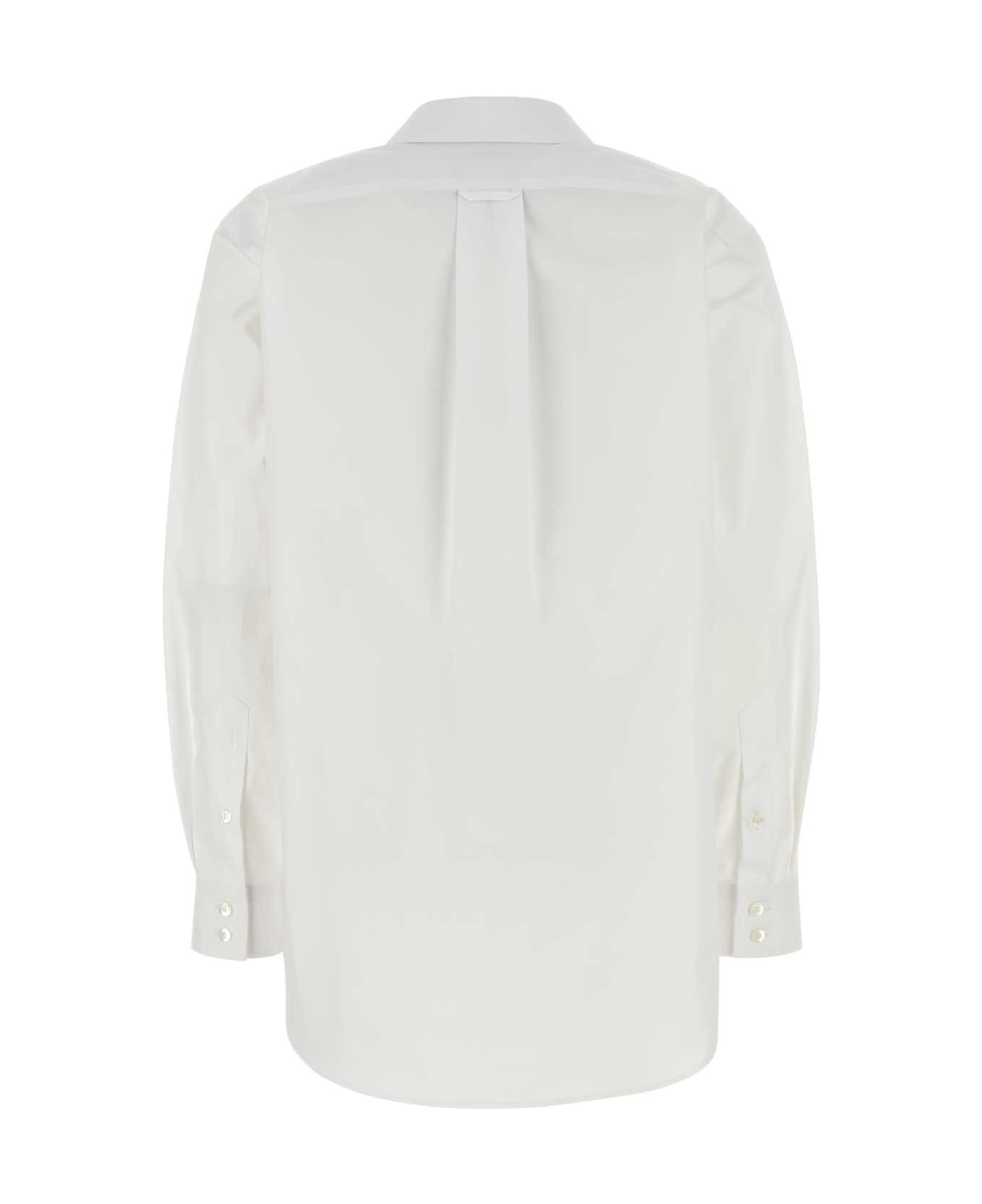White Poplin Shirt - 2
