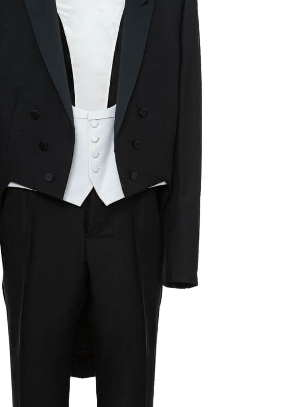 peak-lapel tailcoat suit - 2