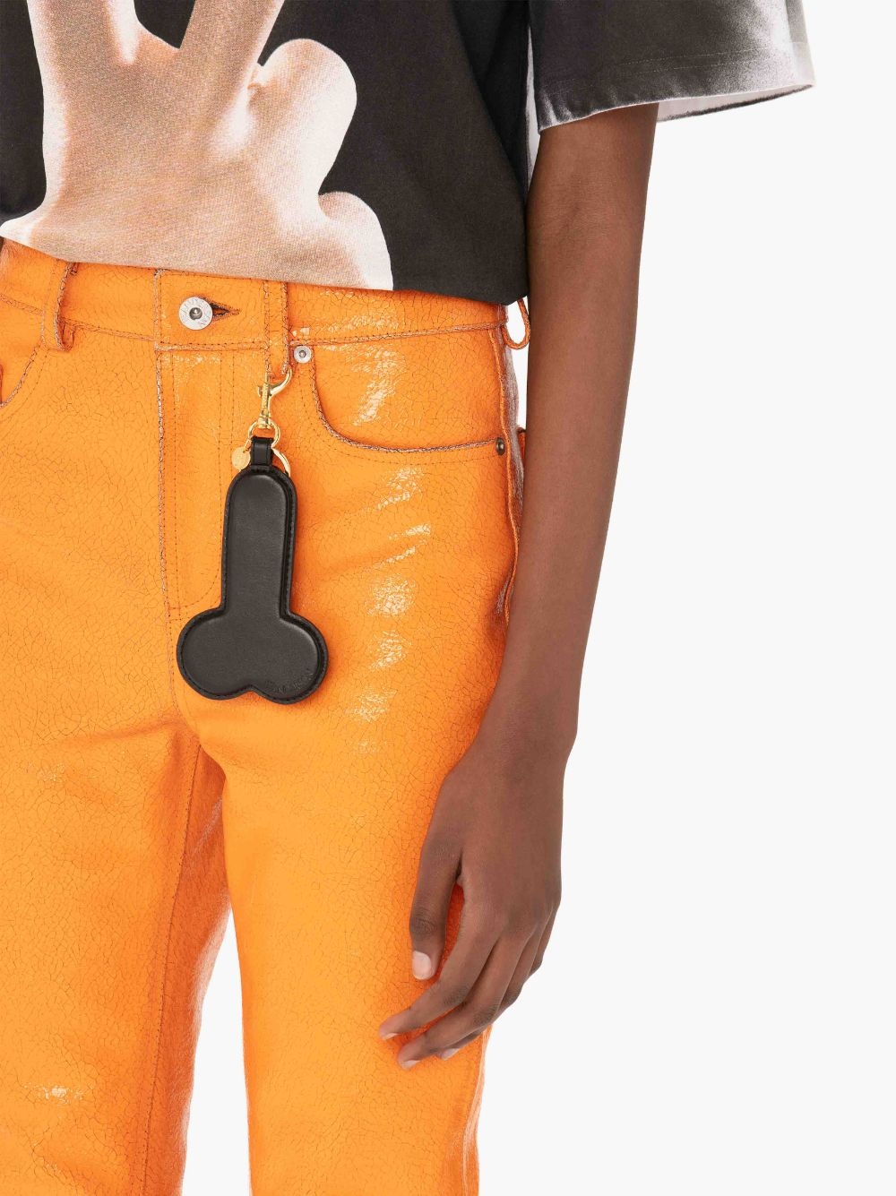 LEATHER PENIS KEYRING - 3