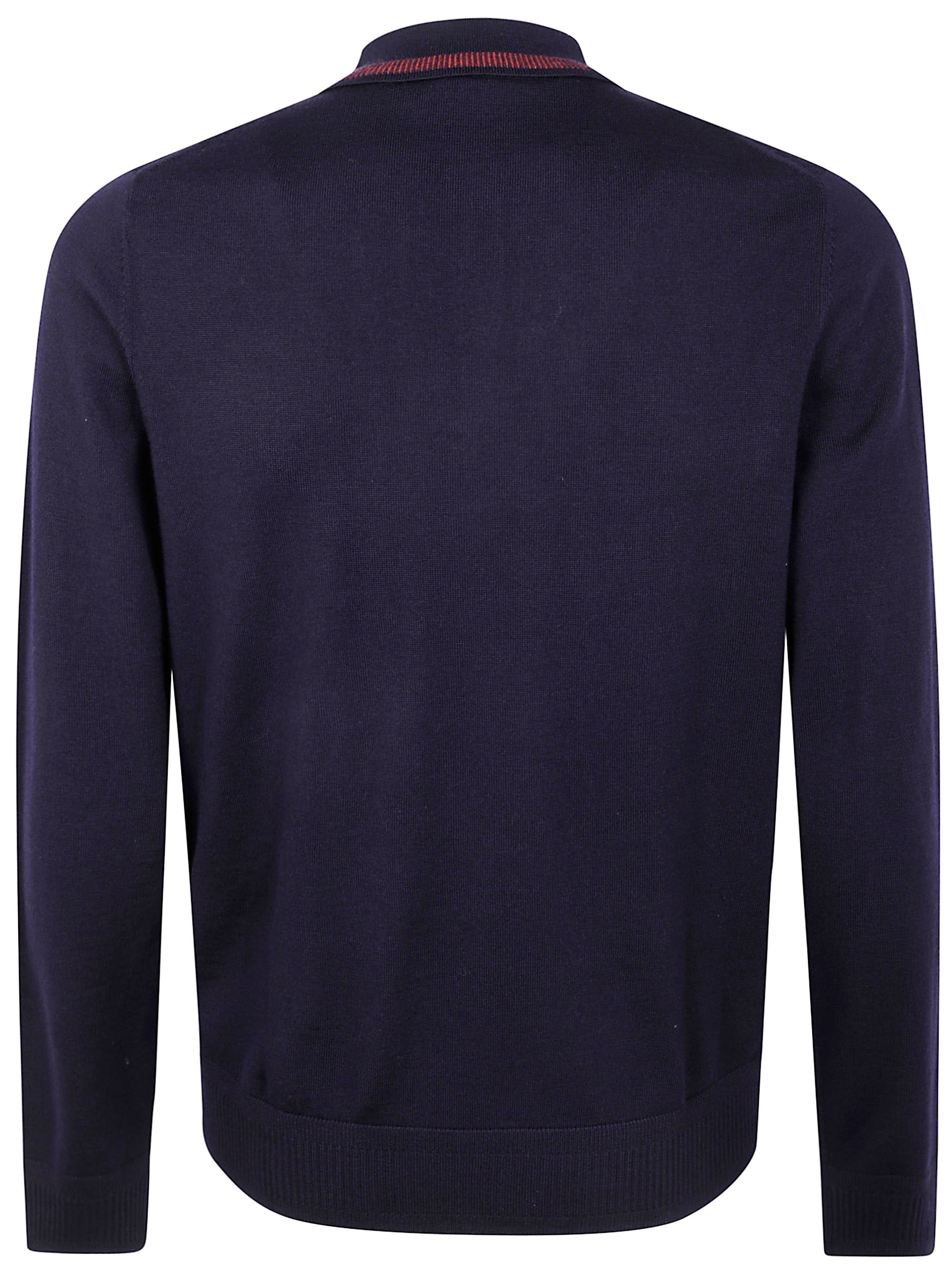 Paul Smith Men Mens Sweater Ls Polo - 7