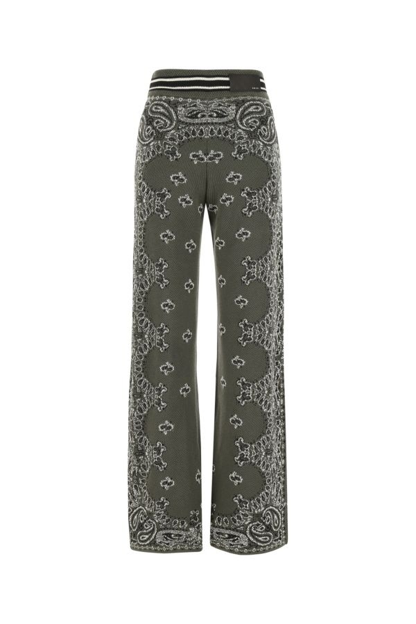 Embroidered cotton blend joggers - 2