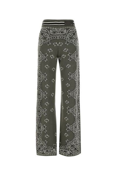 AMIRI Embroidered cotton blend joggers outlook