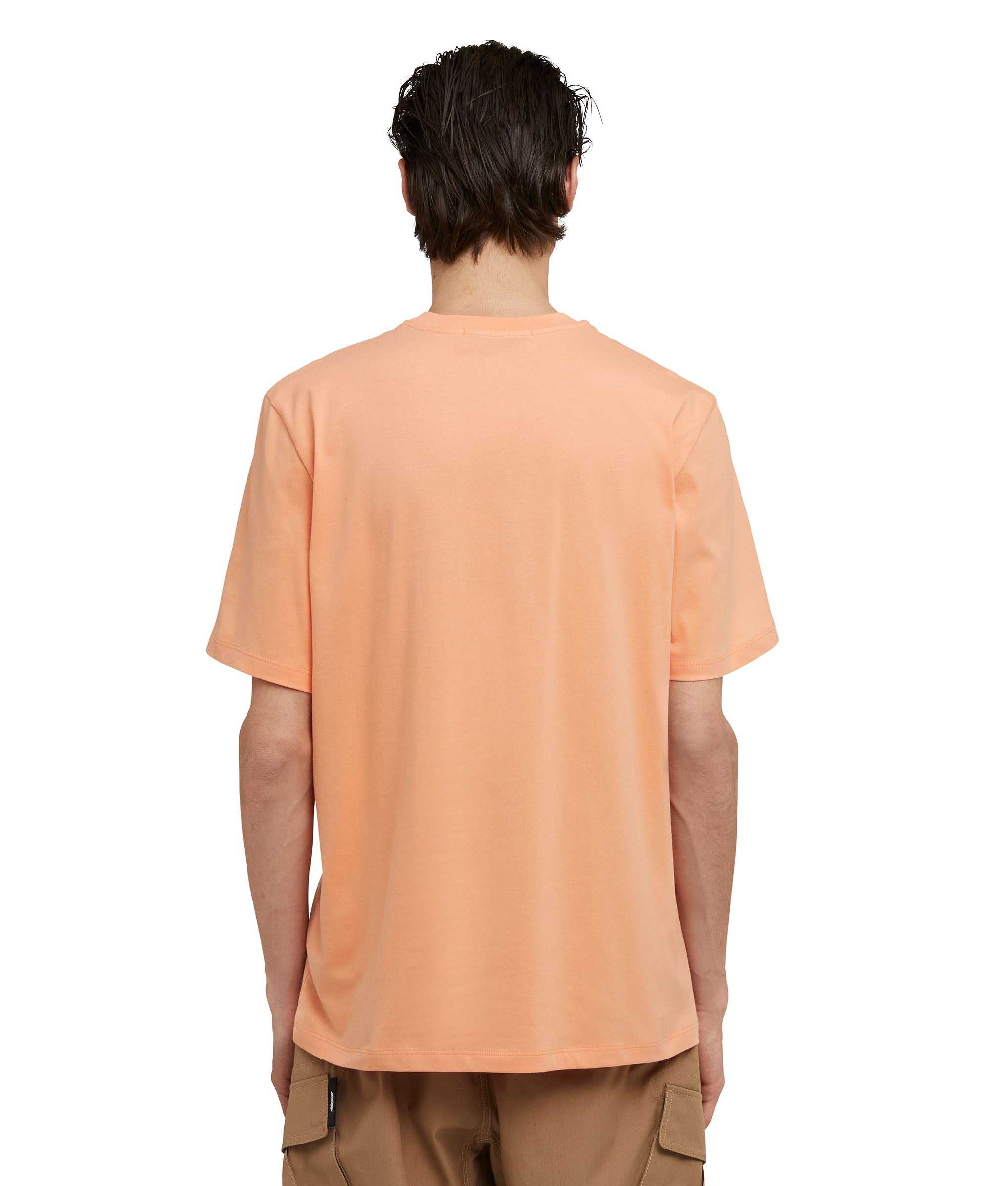 Cotton crewneck t-shirt with MSGM micro logo - 3