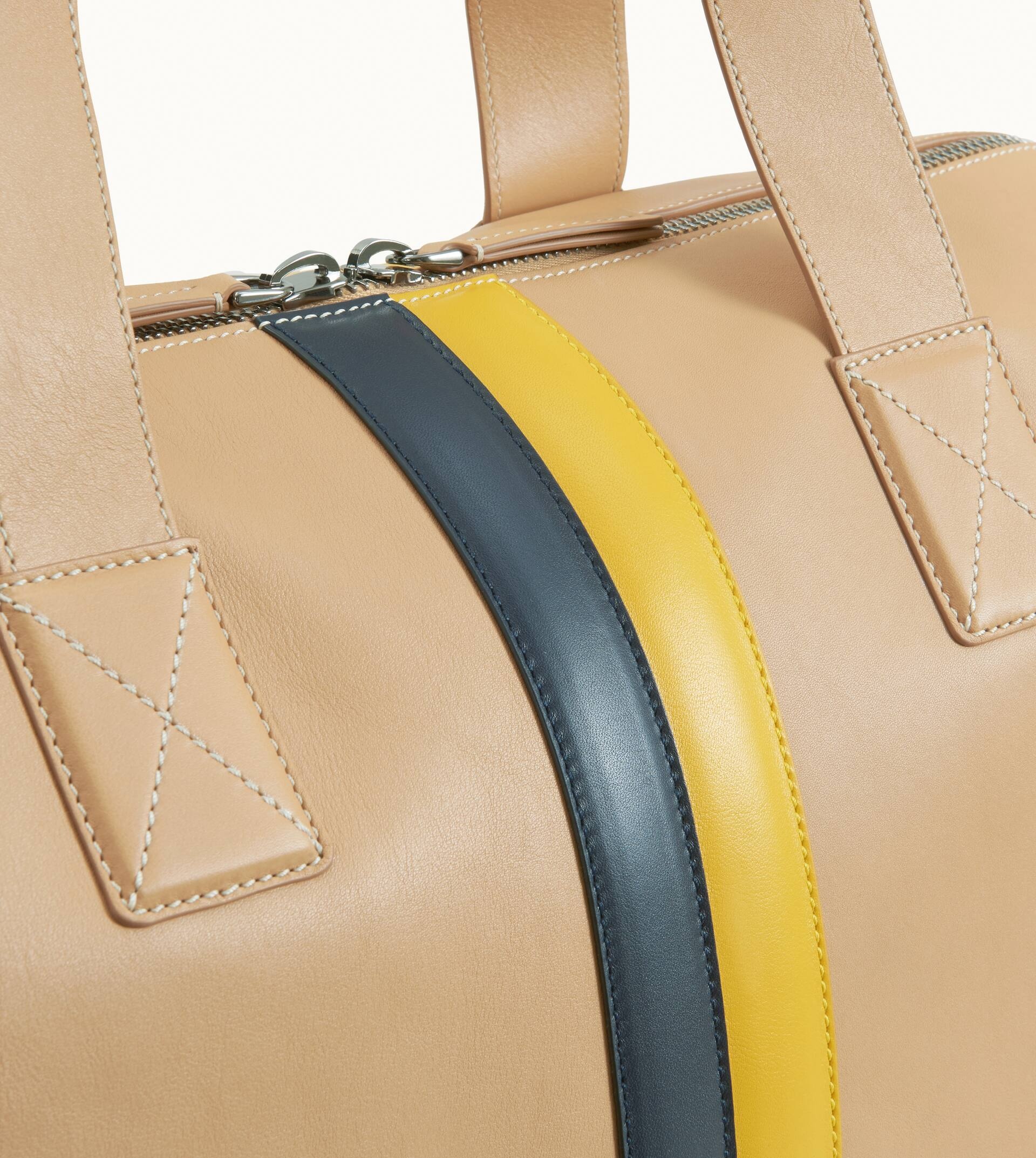 DUFFLE BAG LARGE - BEIGE, YELLOW, BLACK - 7