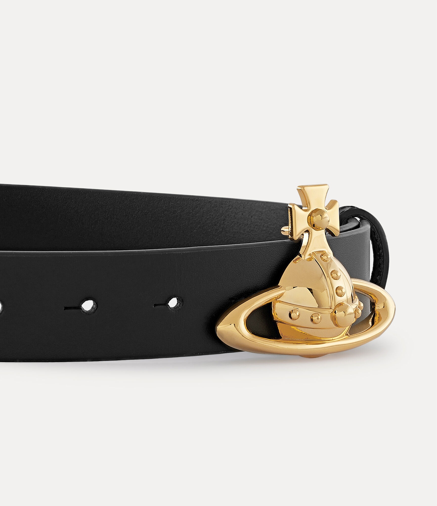 ORB BUCKLE BELT / LIGHT GOLD - 3