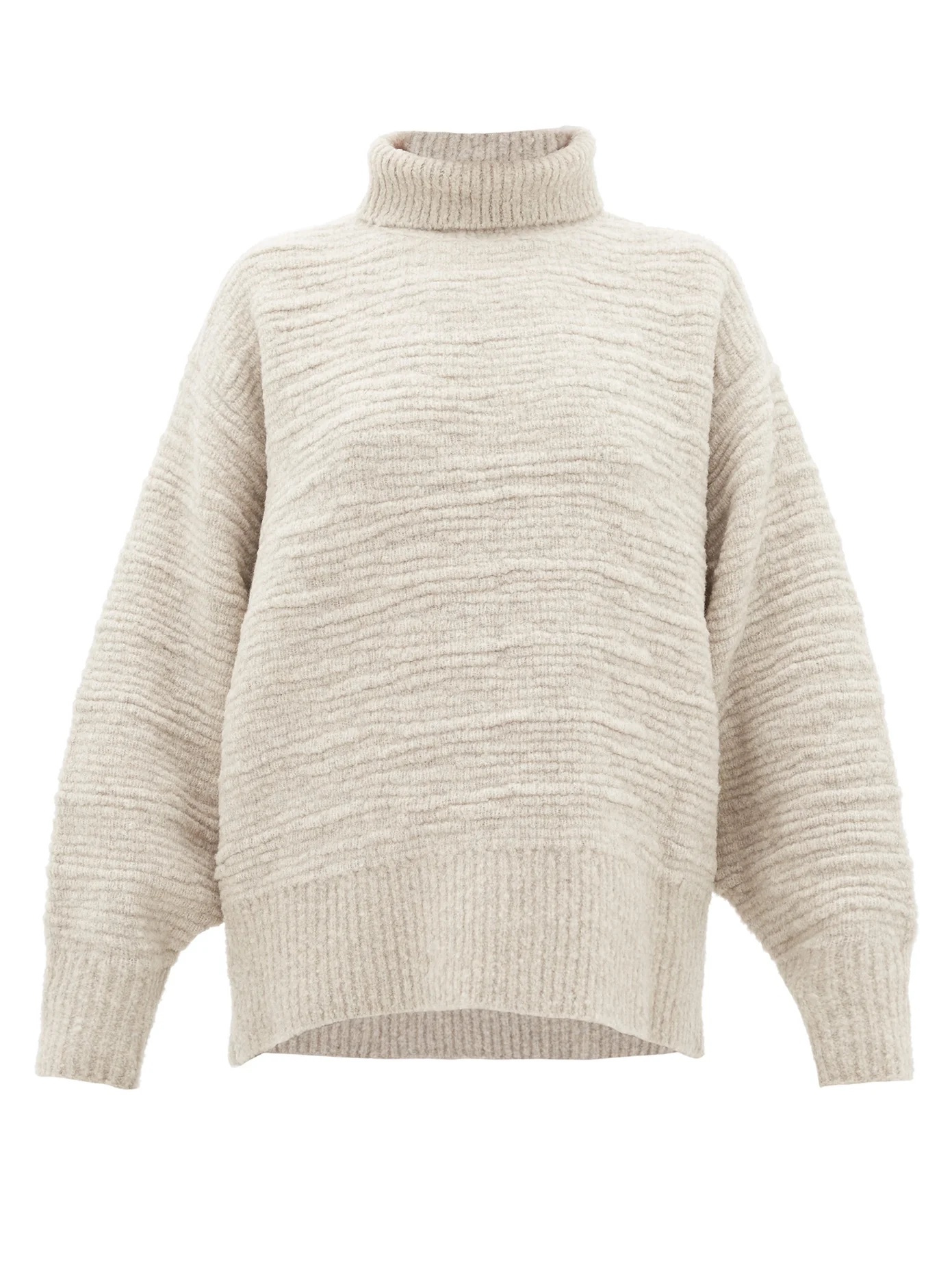 Pheliana roll-neck merino-wool blend sweater - 1