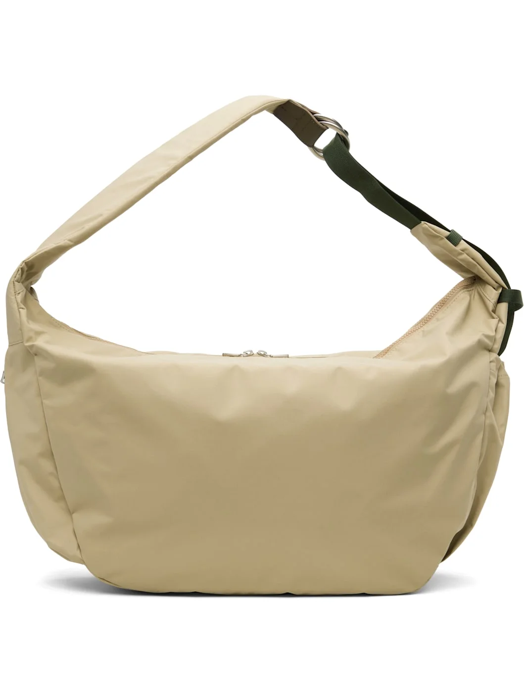 Beige Ark Solid L Shoulder Bag - 1