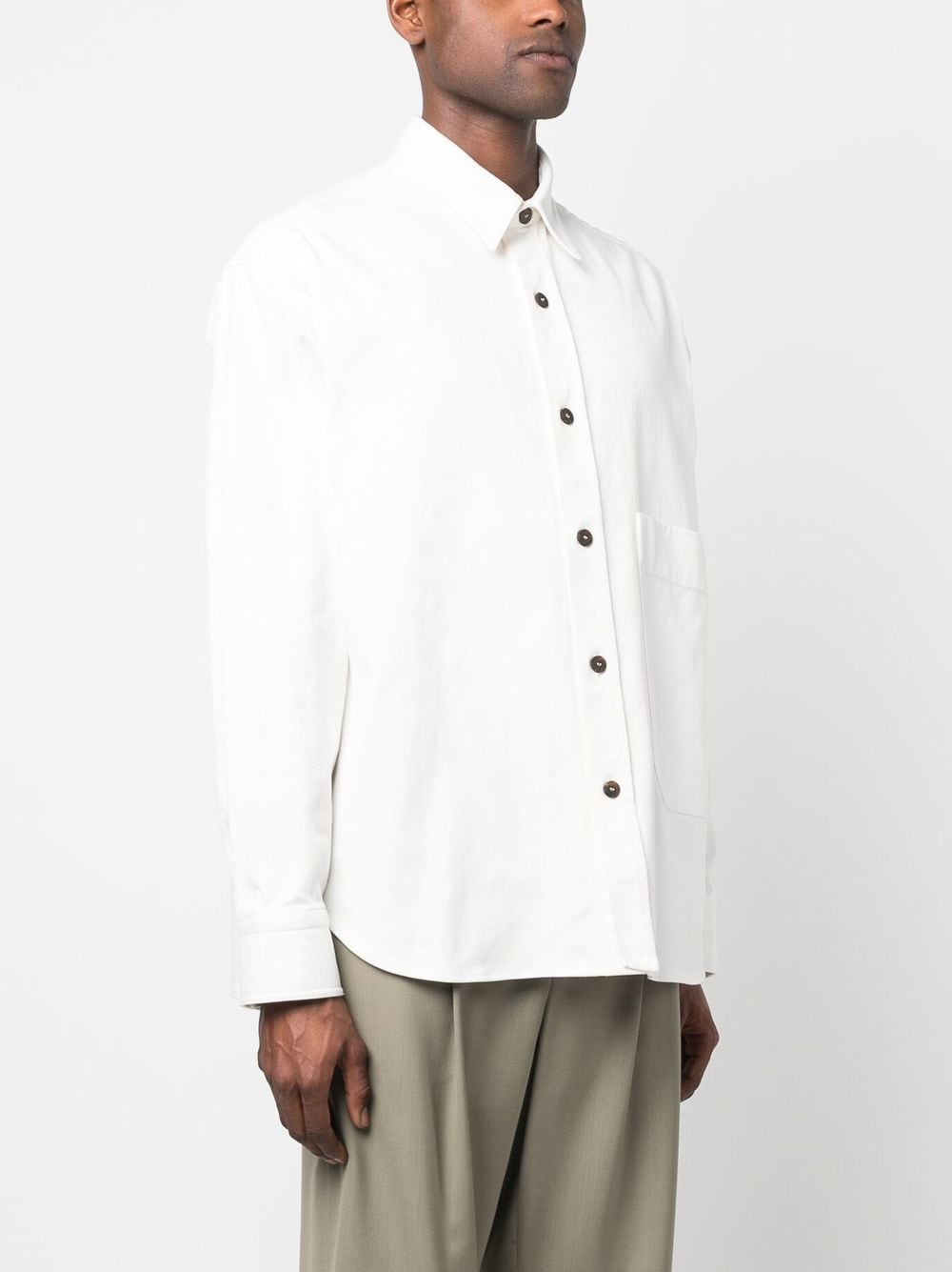 long-sleeved organic cotton shirt - 3