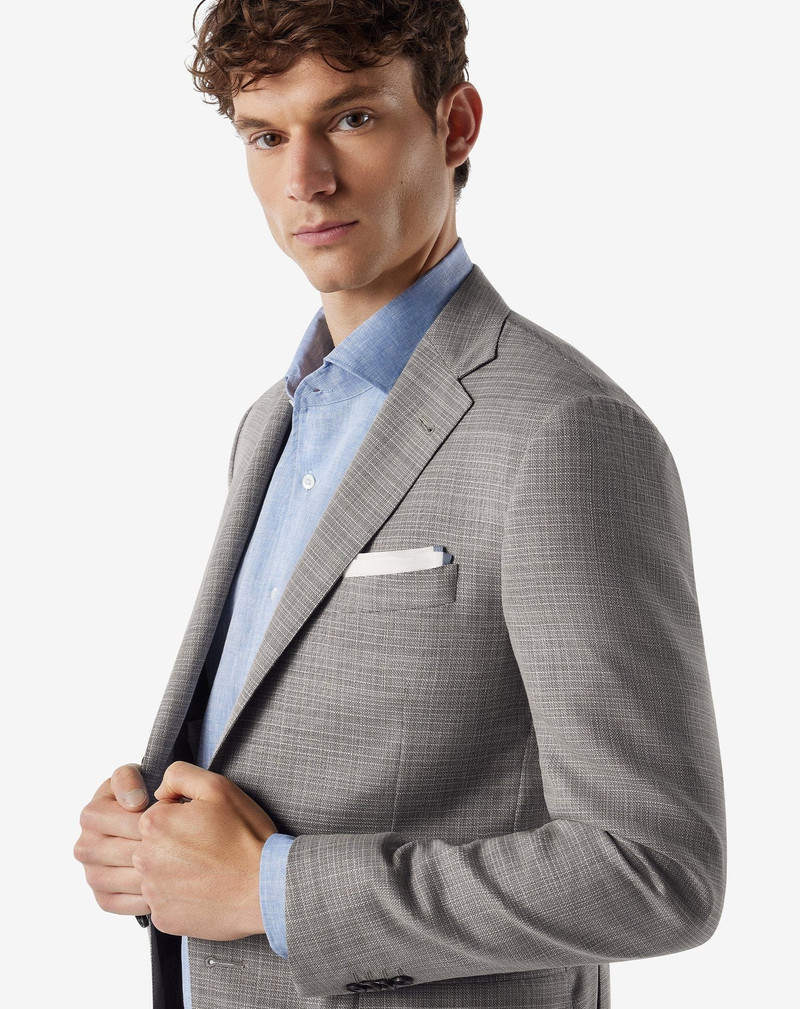 Taupe pure wool jacket 4