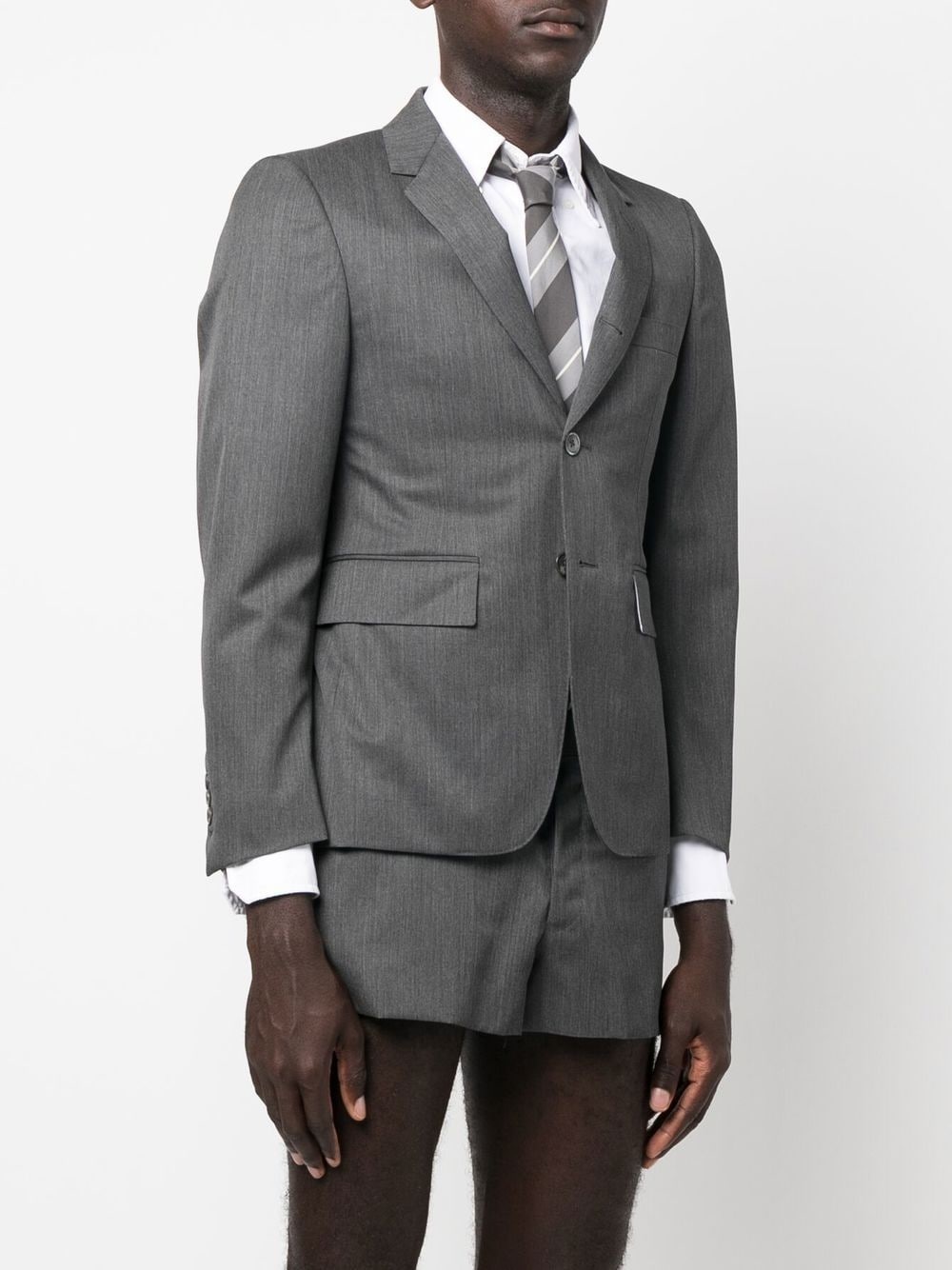 single-breasted wool blazer - 3