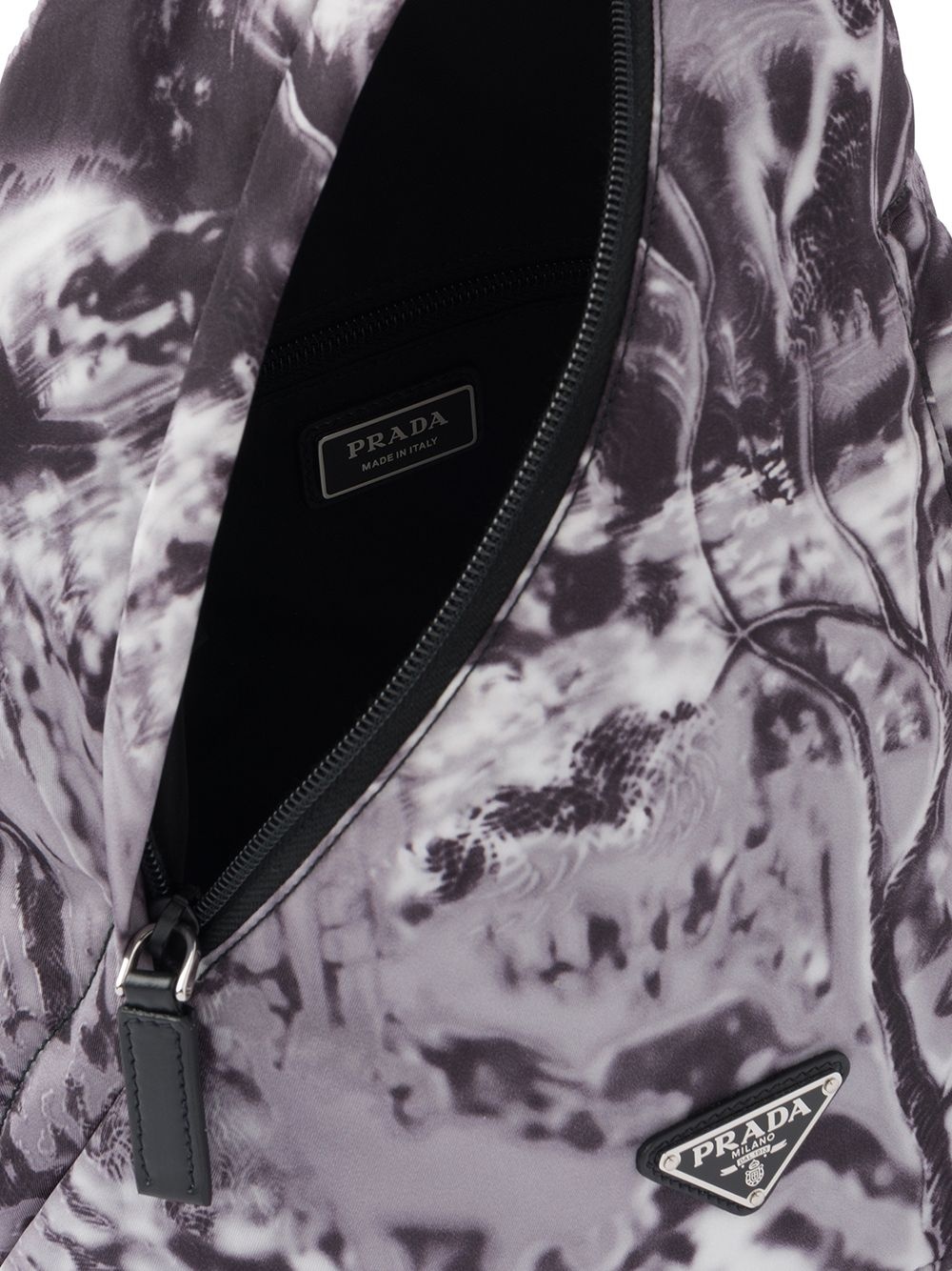 Re-Nylon abstract-print shoulder bag - 5