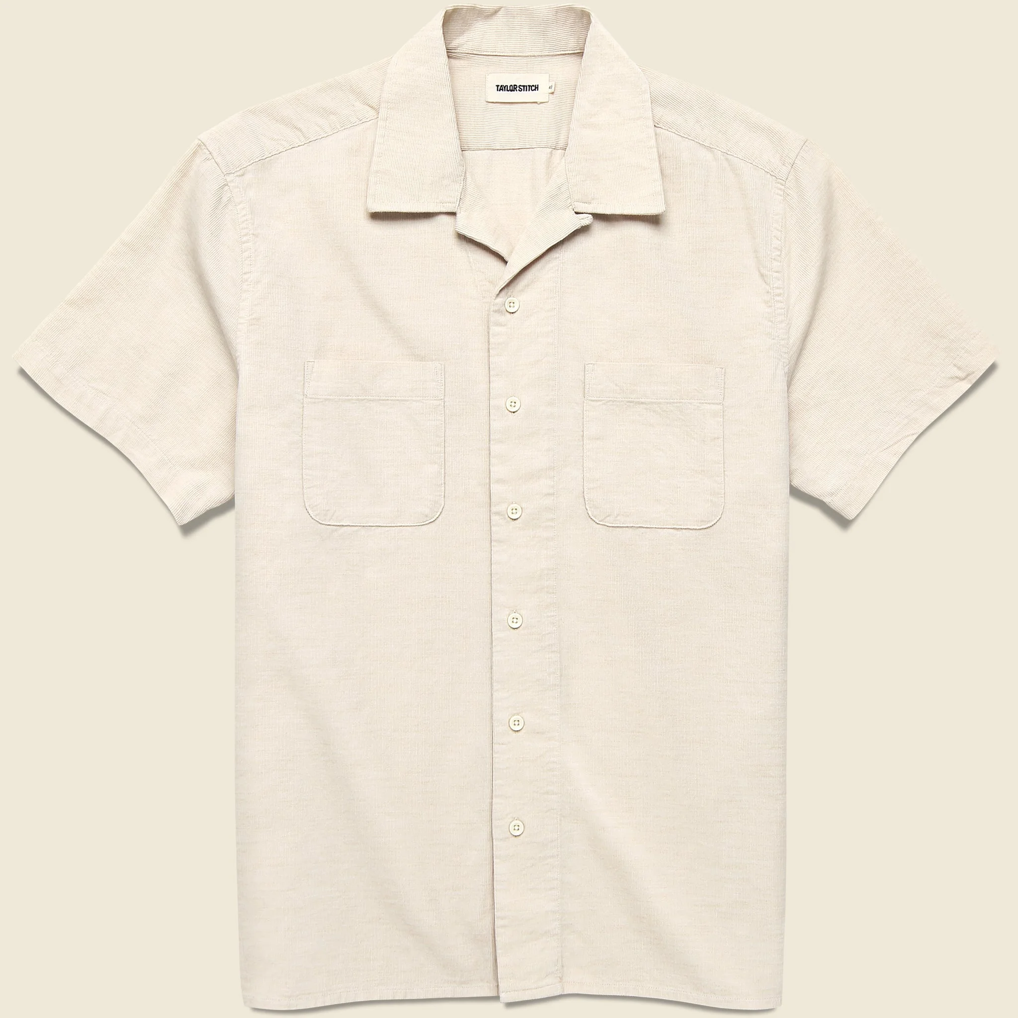 Pincord Conrad Shirt - Oat - 1