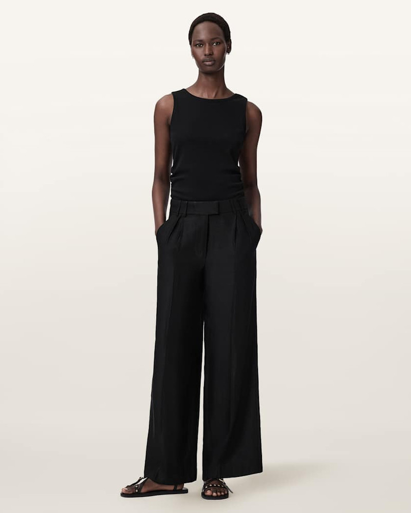 CHARLEY RELAXED FIT LINEN BLEND PANTS 5