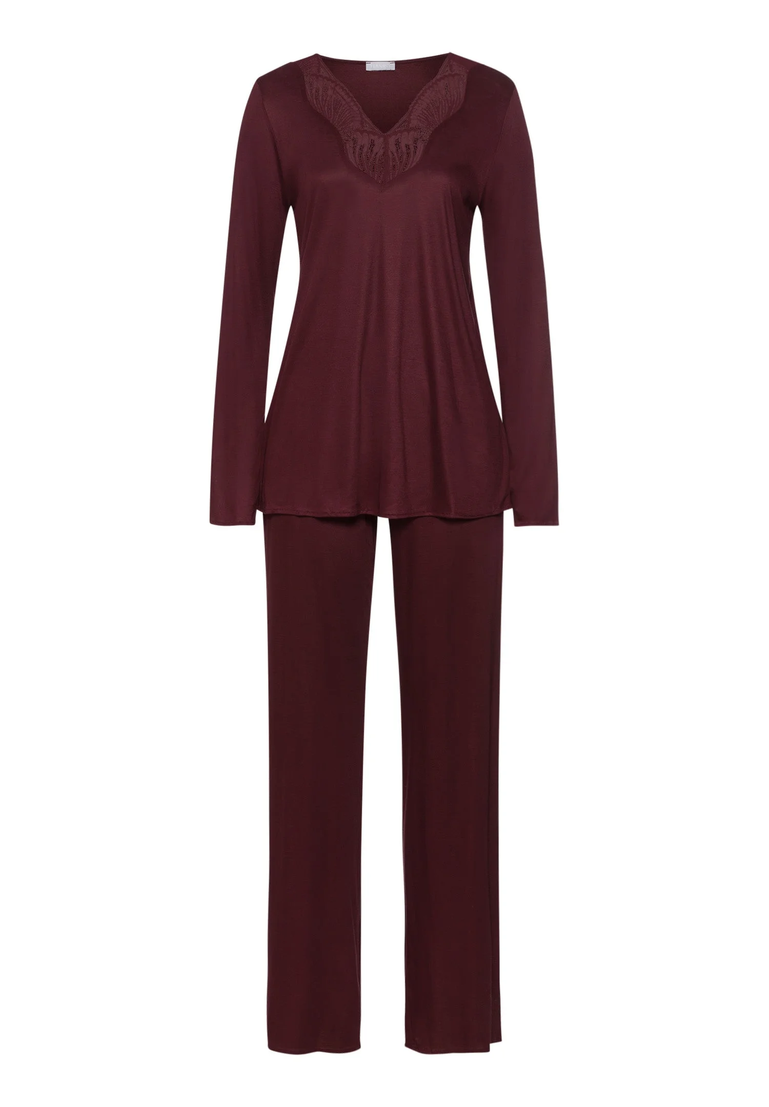 Lilith Tencel™ Lace Trim Pajama Set - 1