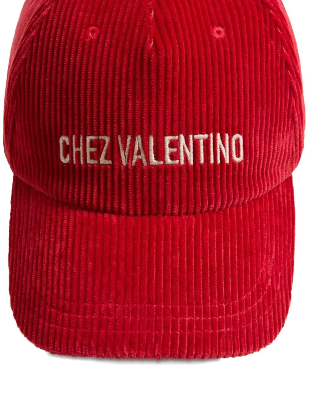 velvet baseball cap - 3