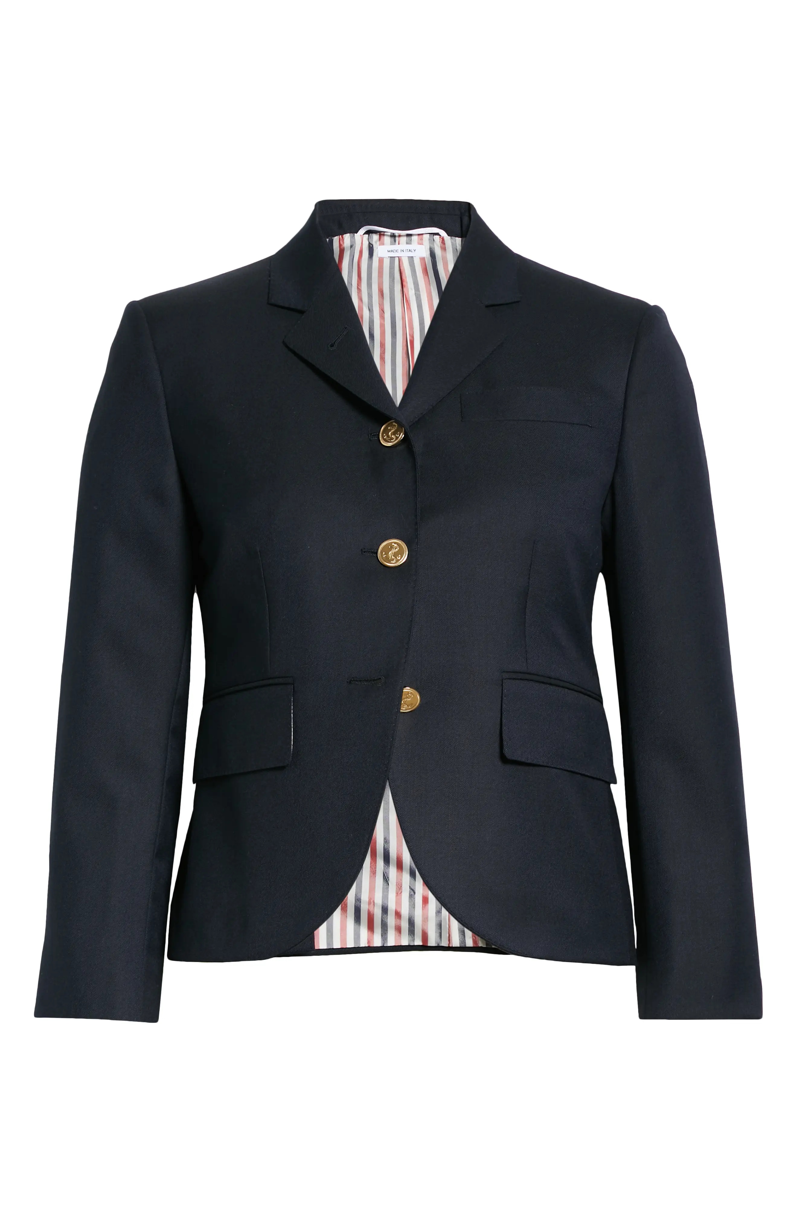 Women's High Armhole Wool Jacket - 6