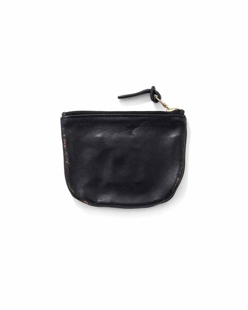 LEATHER WALLET DMGD BLACK - 2