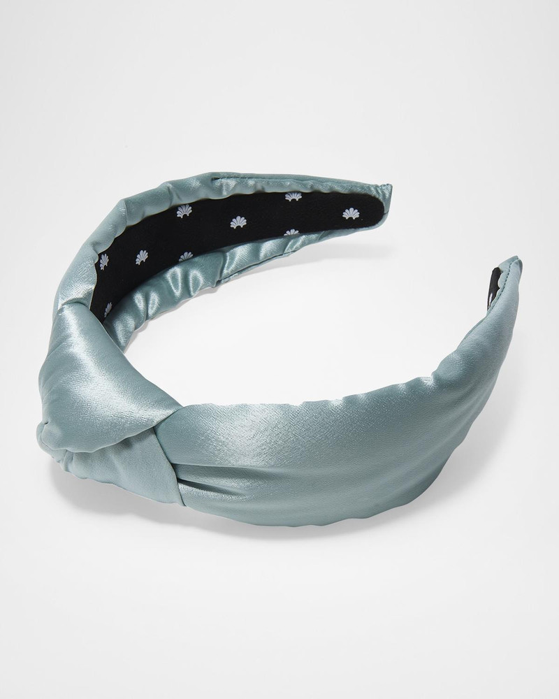 Knotted Silk-Blend Headband 1