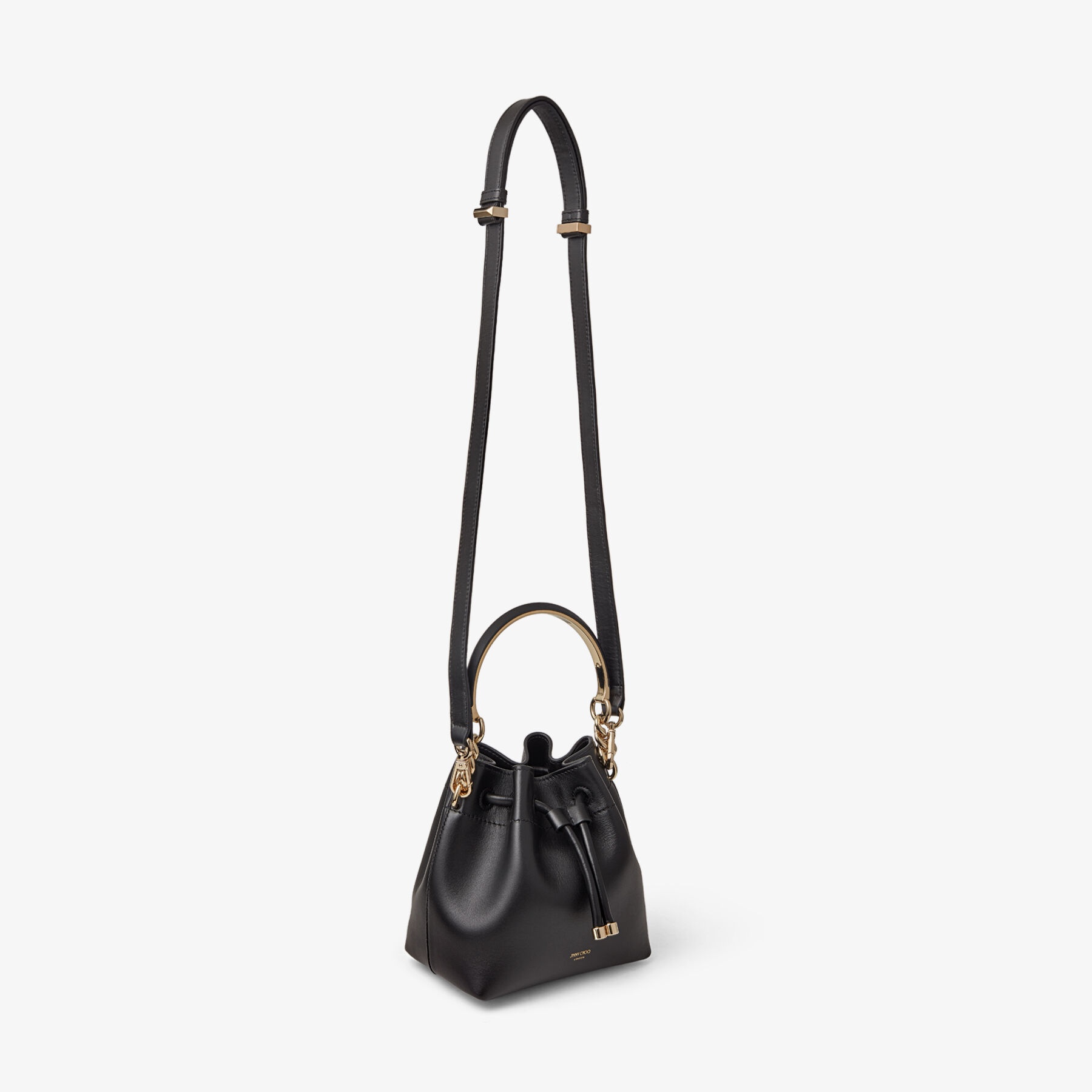 Bon Bon Bucket S
Black Leather Bucket Bag - 4