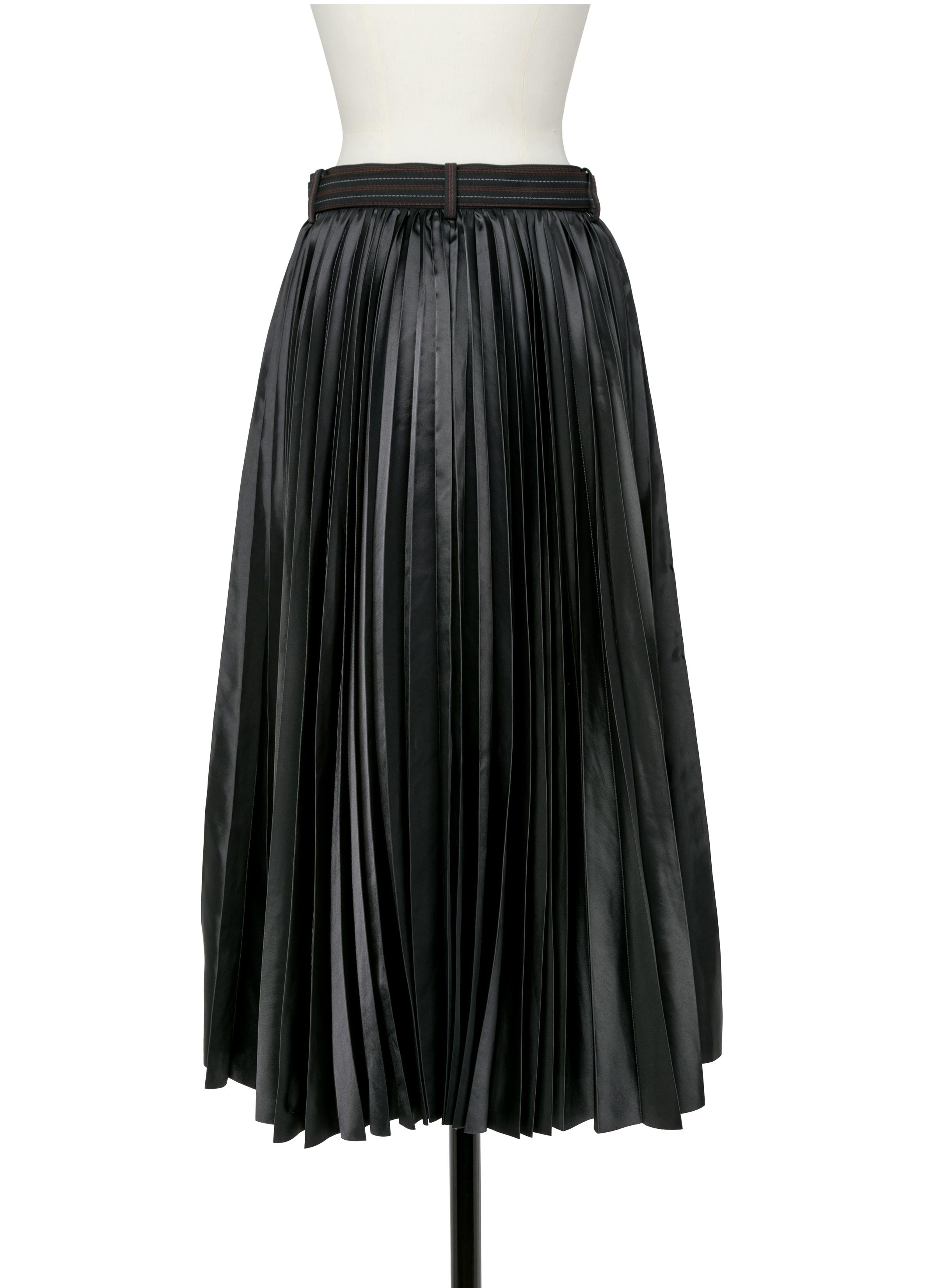 Stripe Doeskin Skirt - 3