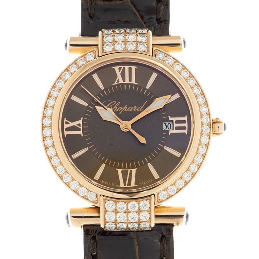 Chopard Imperiale Quartz Diamond Brown Dial Ladies Watch 384238-5007 - 2