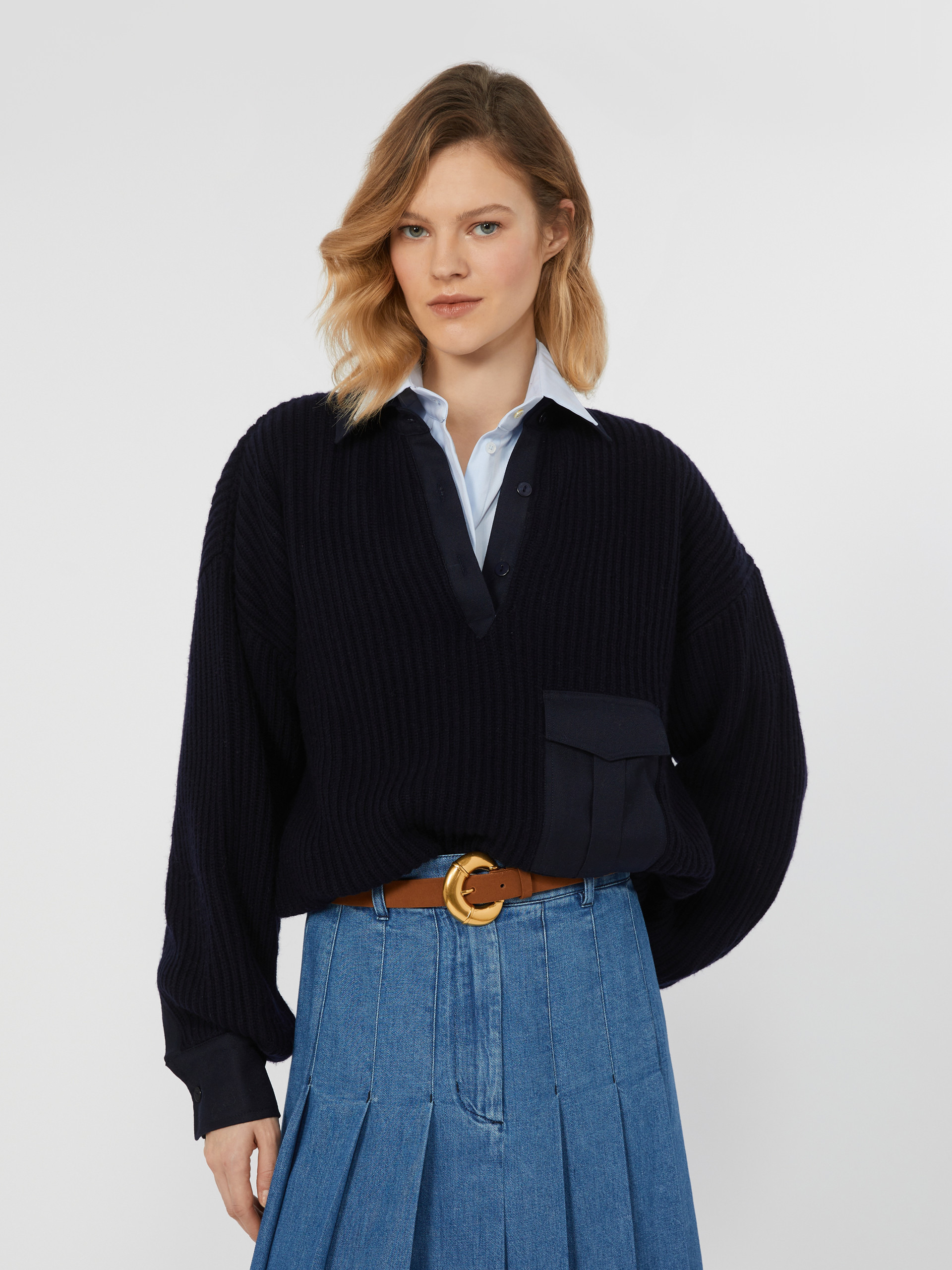 VANDA Wool and cashmere pullover - 5