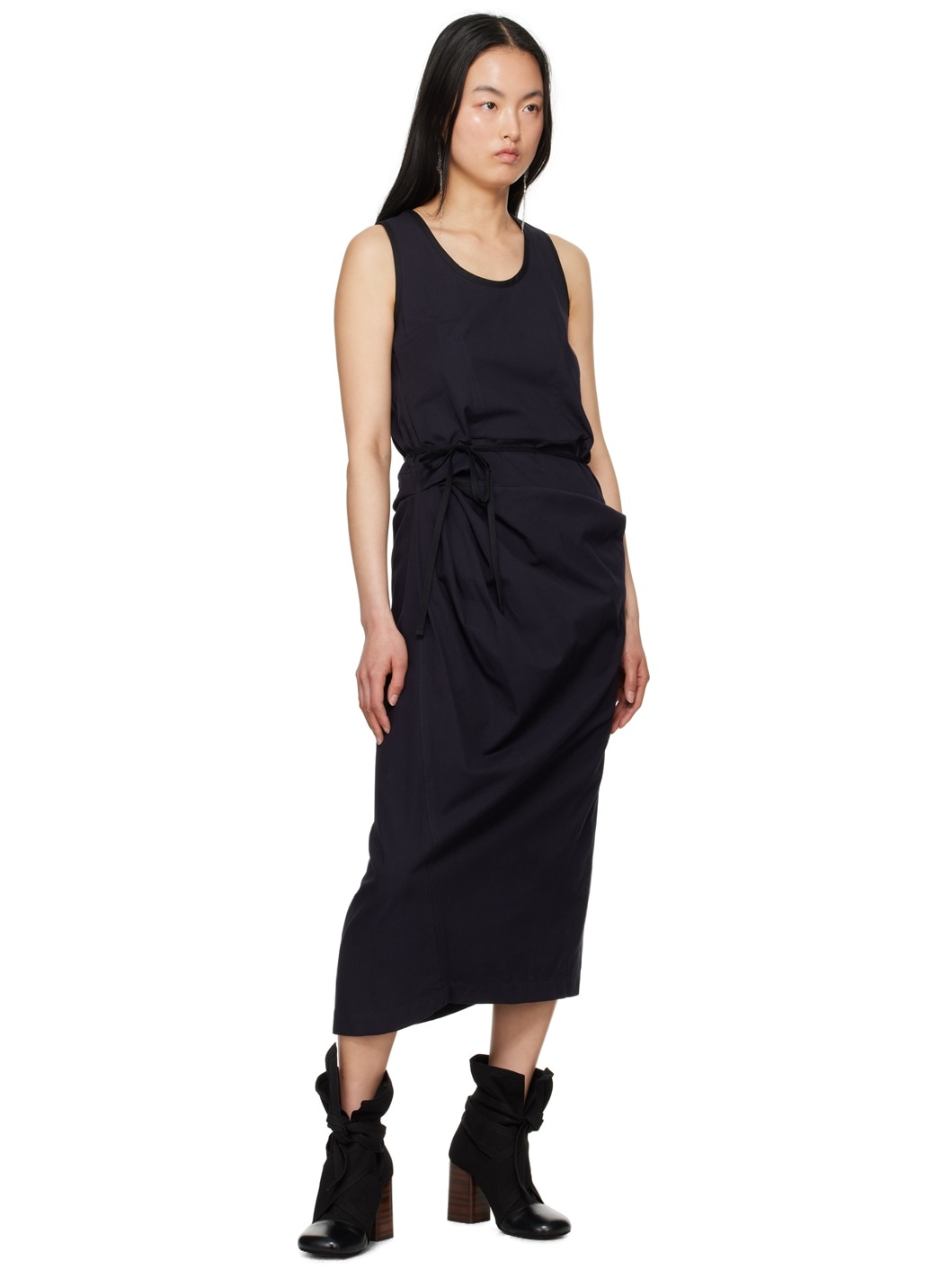 Lemaire SLEEVELESS WRAP DRESS | REVERSIBLE