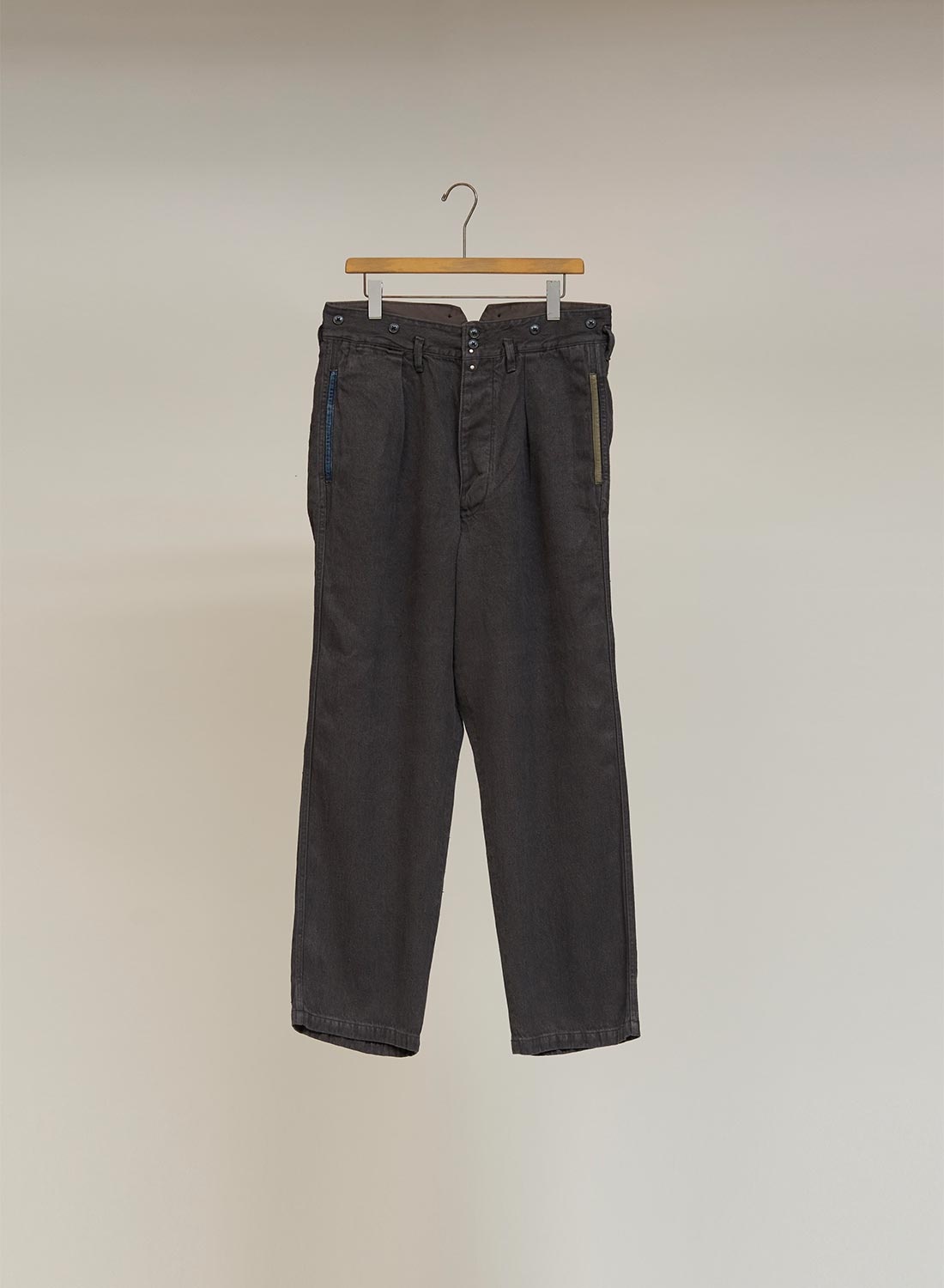 Work Pant Repair Finish in Charcoal Grey - 1
