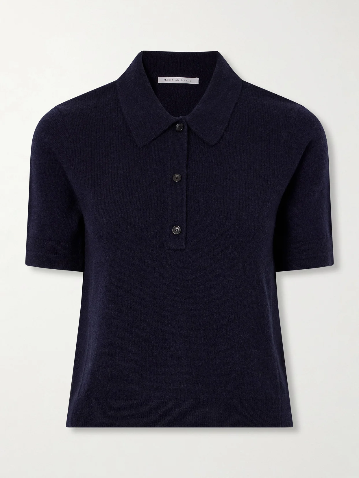 Cashmere And Cotton-blend Polo Shirt - 1