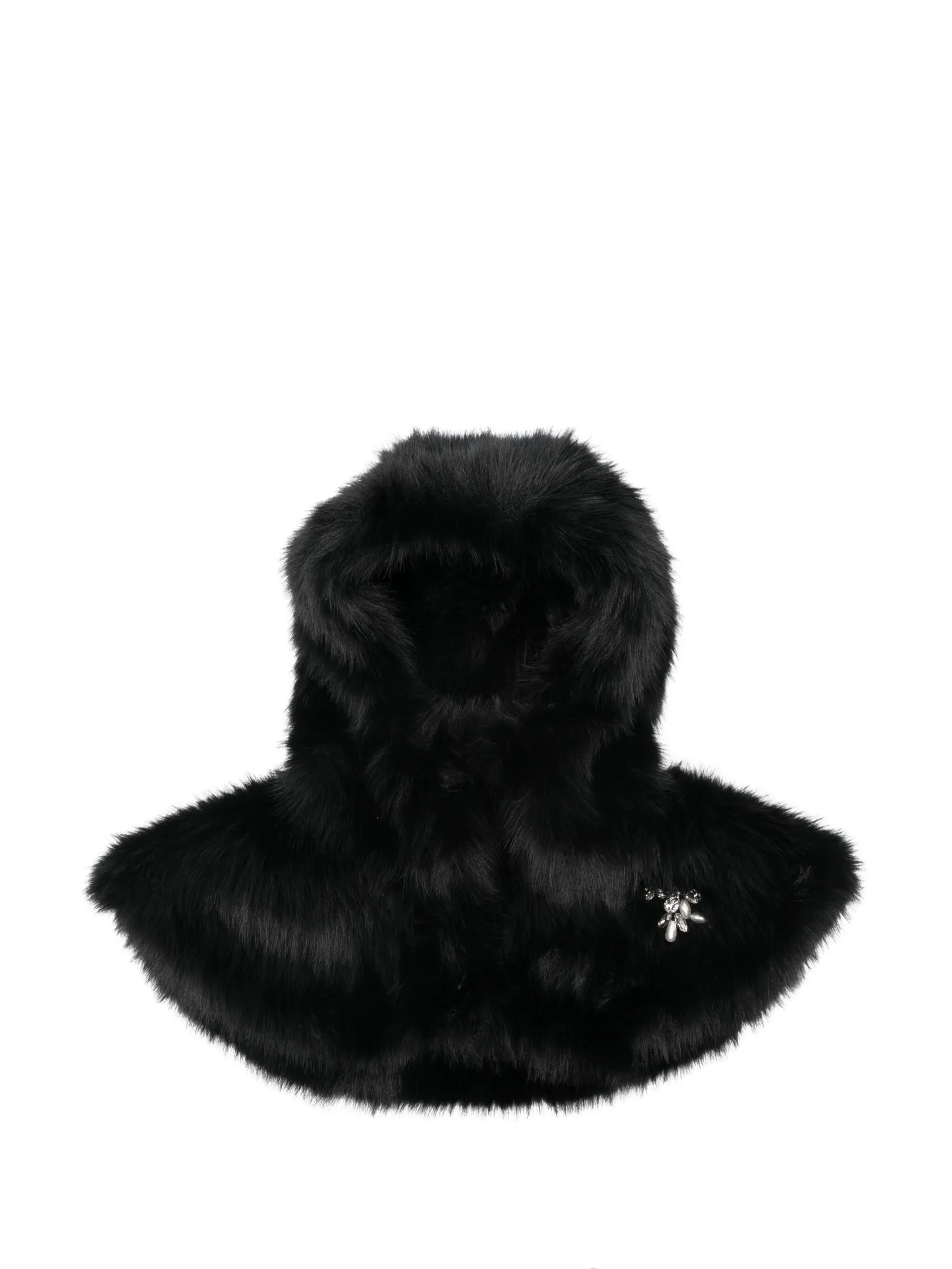 faux-fur balaclava - 1